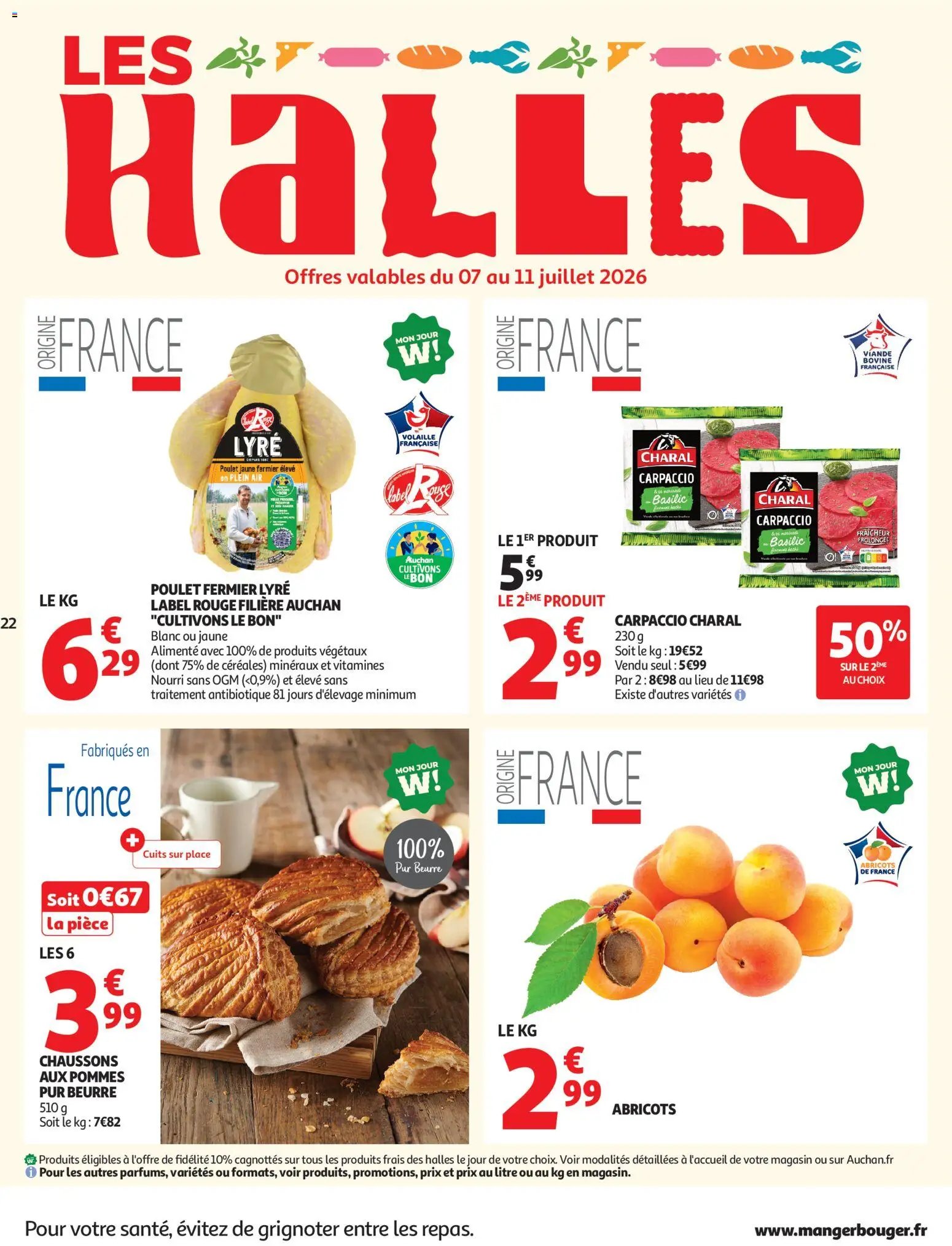 Auchan folder van 07.07.2026 Auchan Tops, Halles hypers