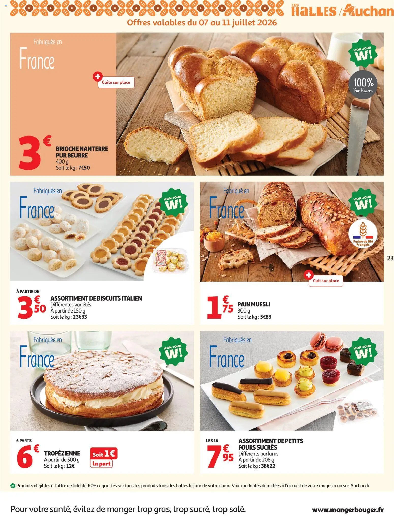 Auchan folder van 07.07.2026 Auchan Tops, Halles hypers