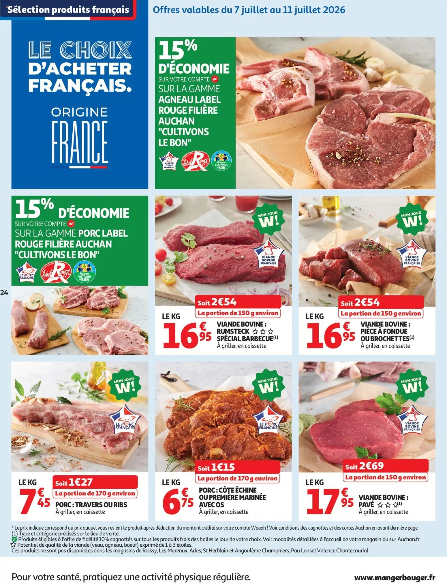 Auchan folder van 07.07.2026 Auchan Tops, Halles hypers