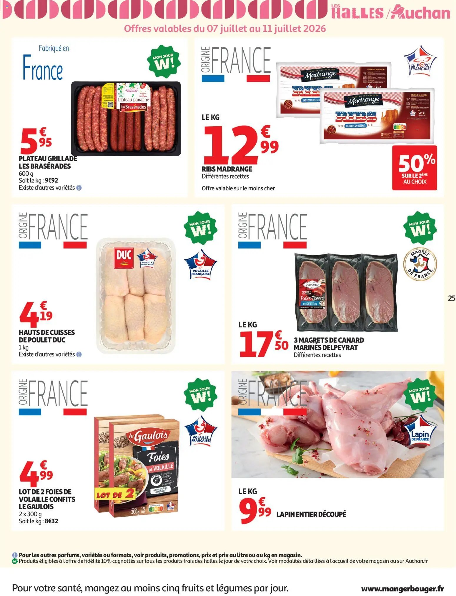 Auchan folder van 07.07.2026 Auchan Tops, Halles hypers