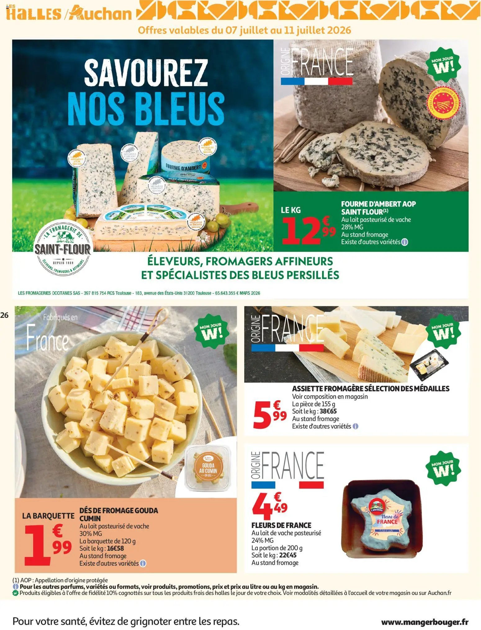 Auchan folder van 07.07.2026 Auchan Tops, Halles hypers