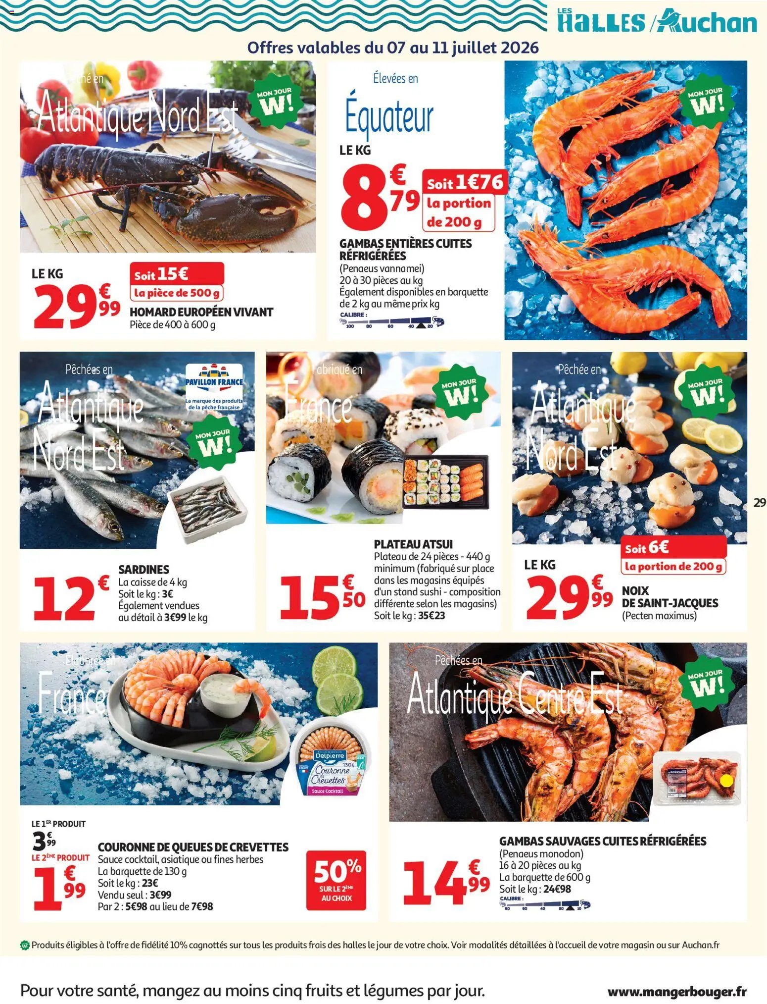 Auchan folder van 07.07.2026 Auchan Tops, Halles hypers