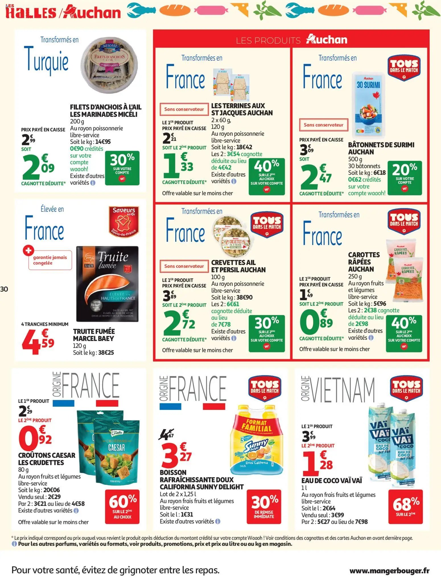 Auchan folder van 07.07.2026 Auchan Tops, Halles hypers