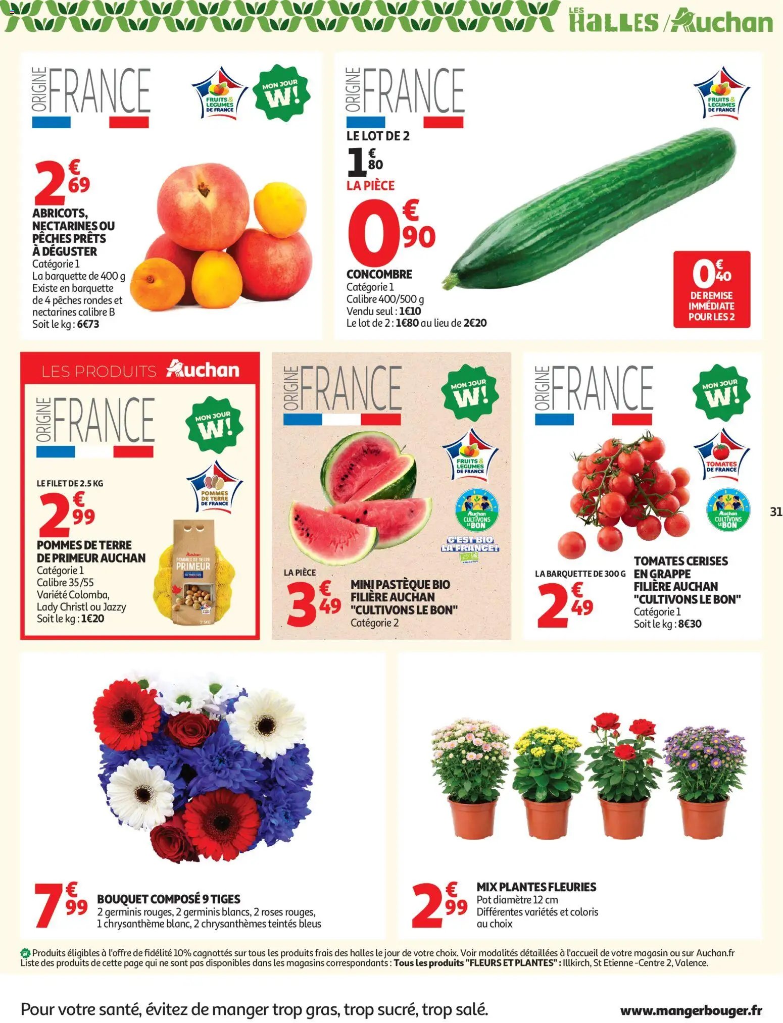 Auchan folder van 07.07.2026 Auchan Tops, Halles hypers