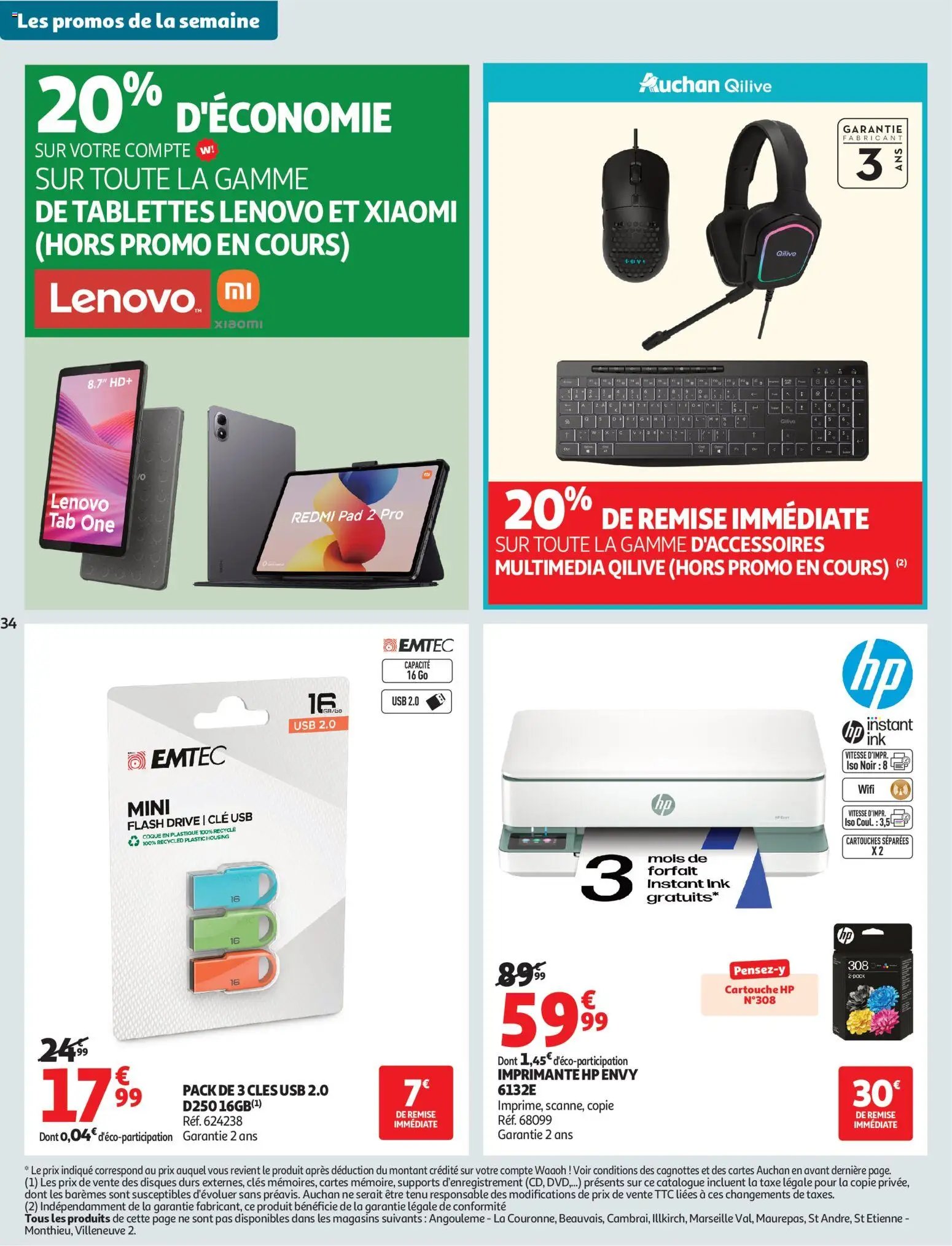 Auchan folder van 07.07.2026 Auchan Tops, Halles hypers
