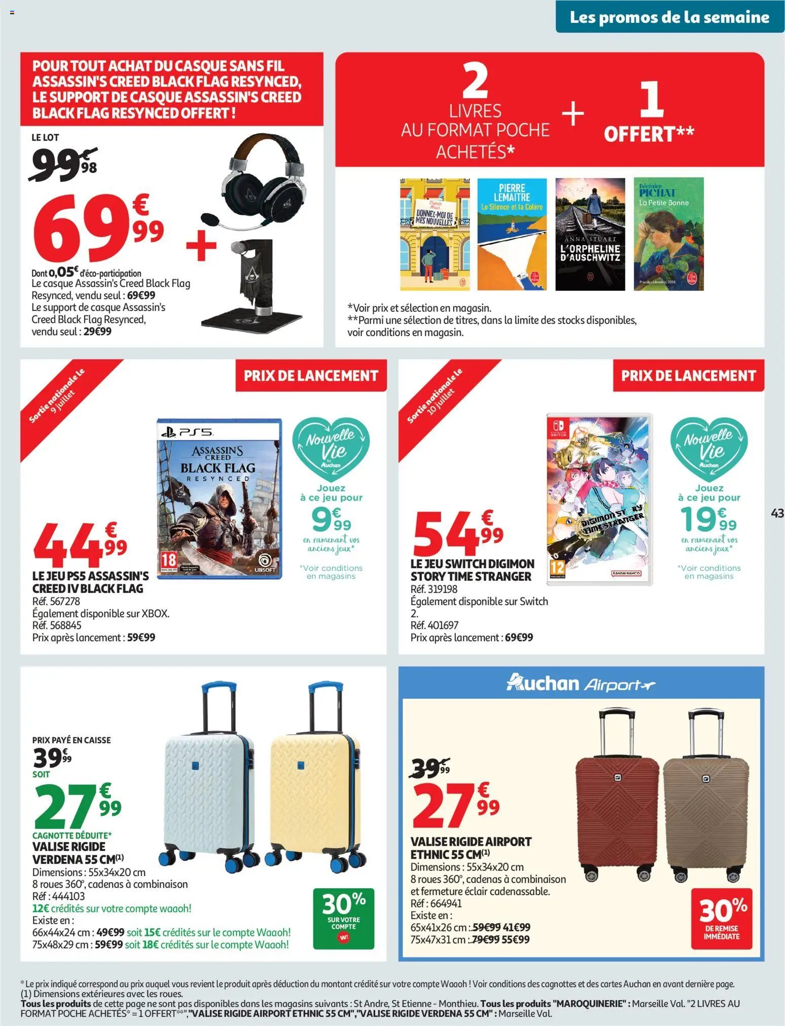 Auchan folder van 07.07.2026 Auchan Tops, Halles hypers