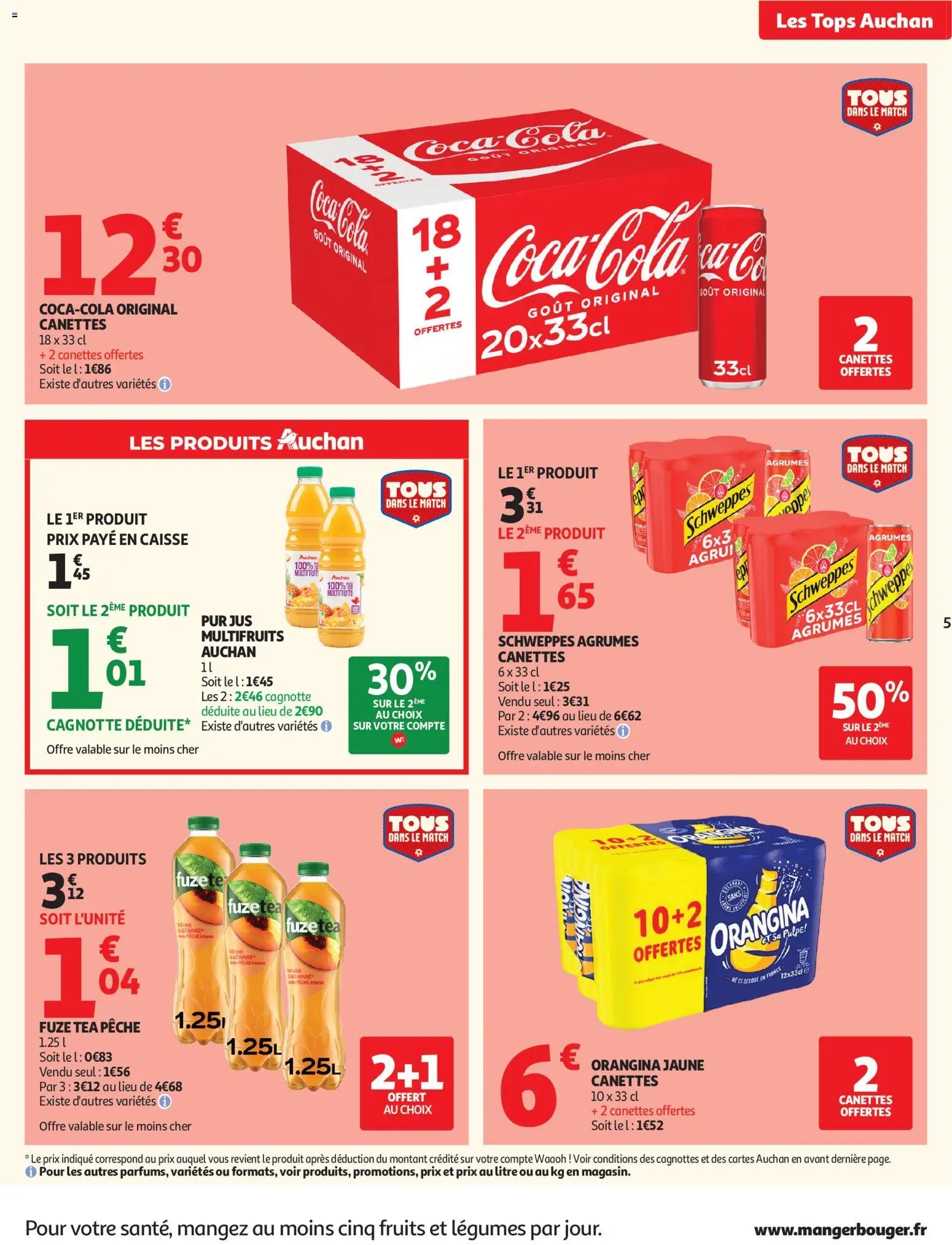 Auchan folder van 07.07.2026 Auchan Tops, Halles hypers