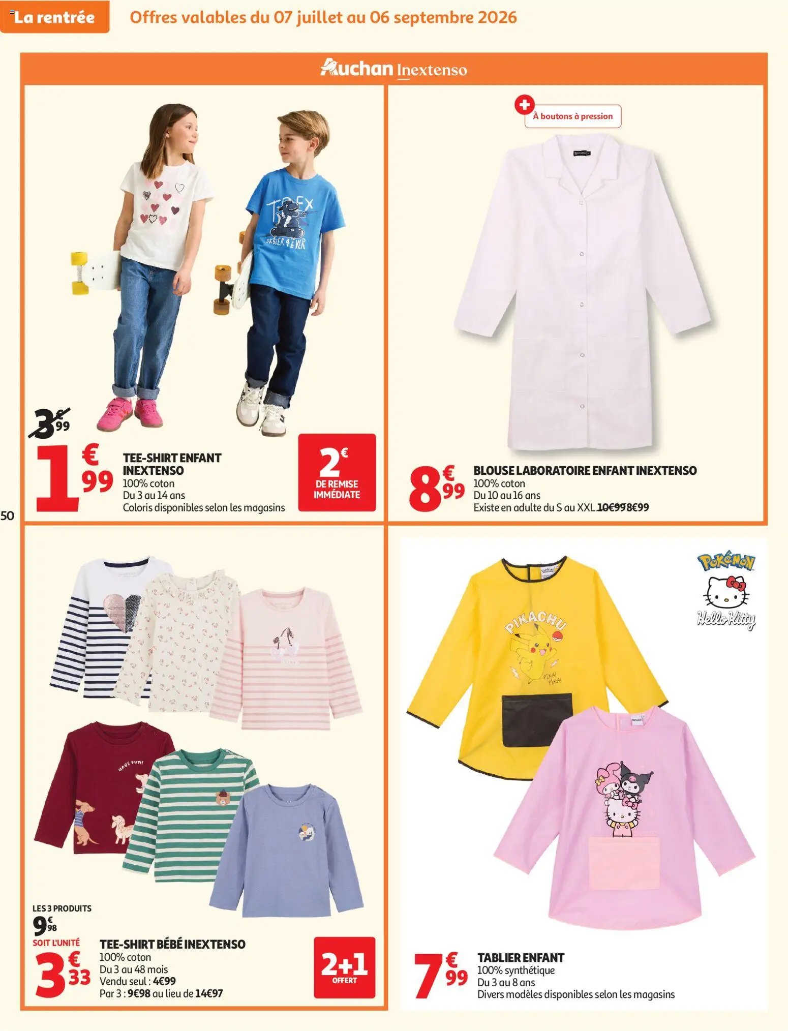 Auchan folder van 07.07.2026 Auchan Tops, Halles hypers