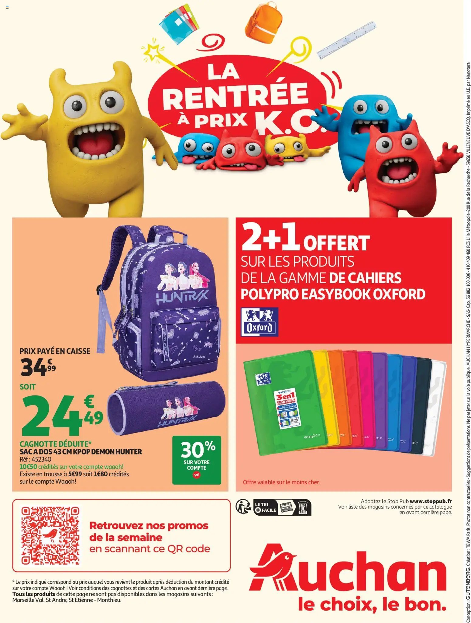 Auchan folder van 07.07.2026 Auchan Tops, Halles hypers