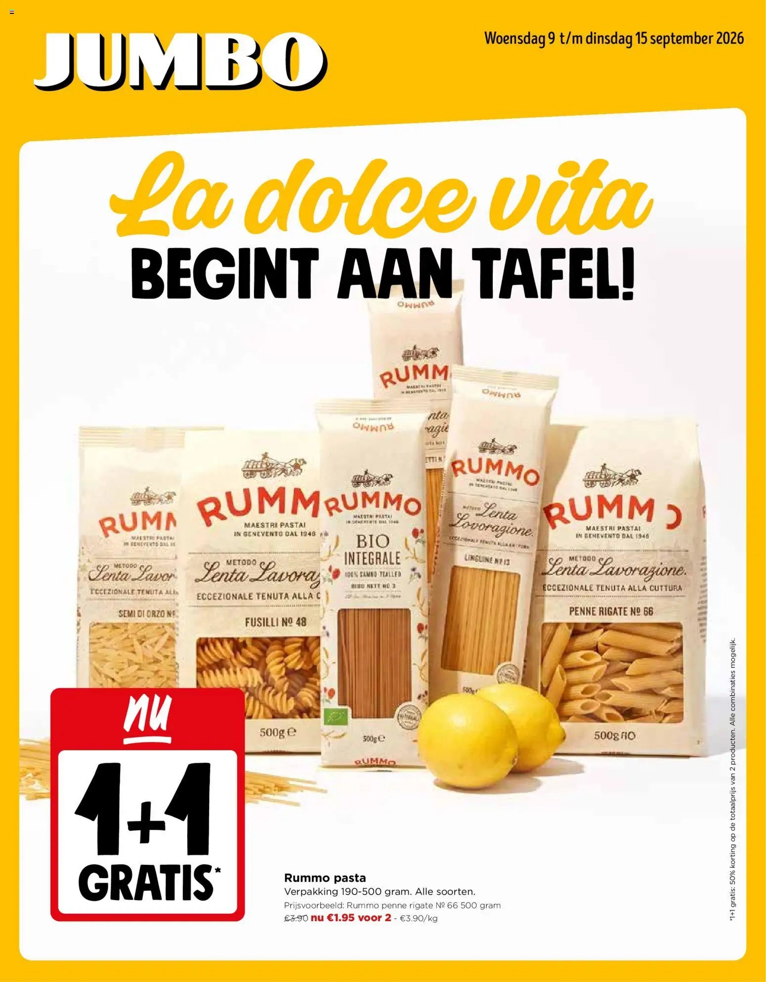 JUMBO folder van 09.09.2026 JUMBO Folder / Publicité