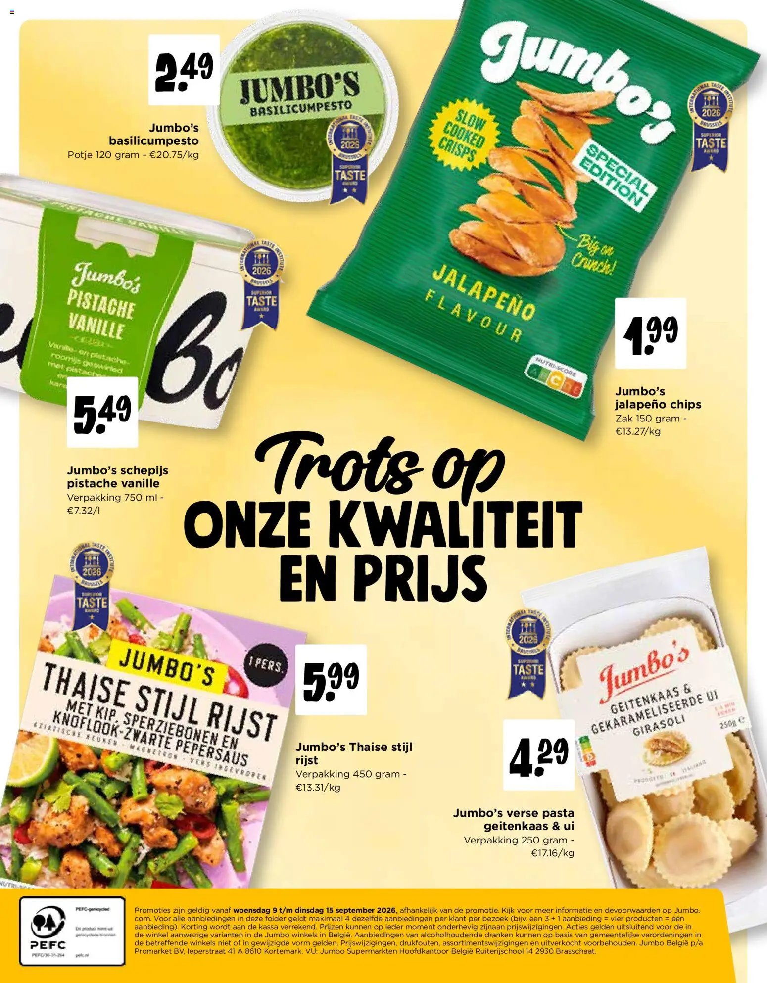 JUMBO folder van 09.09.2026 JUMBO Folder / Publicité