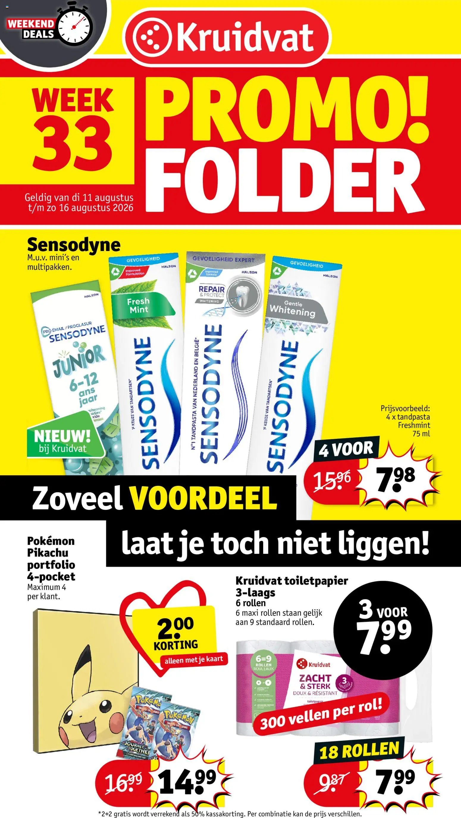 Kruidvat folder van 11.08.2026 Kruidvat folder week 33