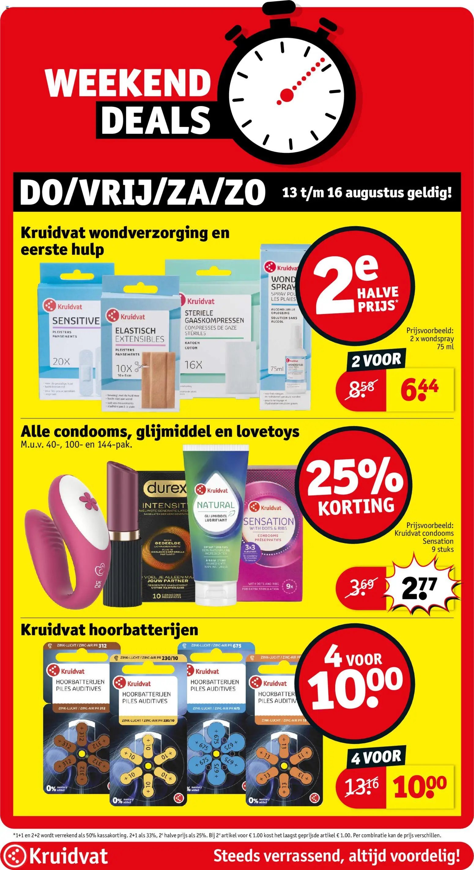 Kruidvat folder van 11.08.2026 Kruidvat folder week 33