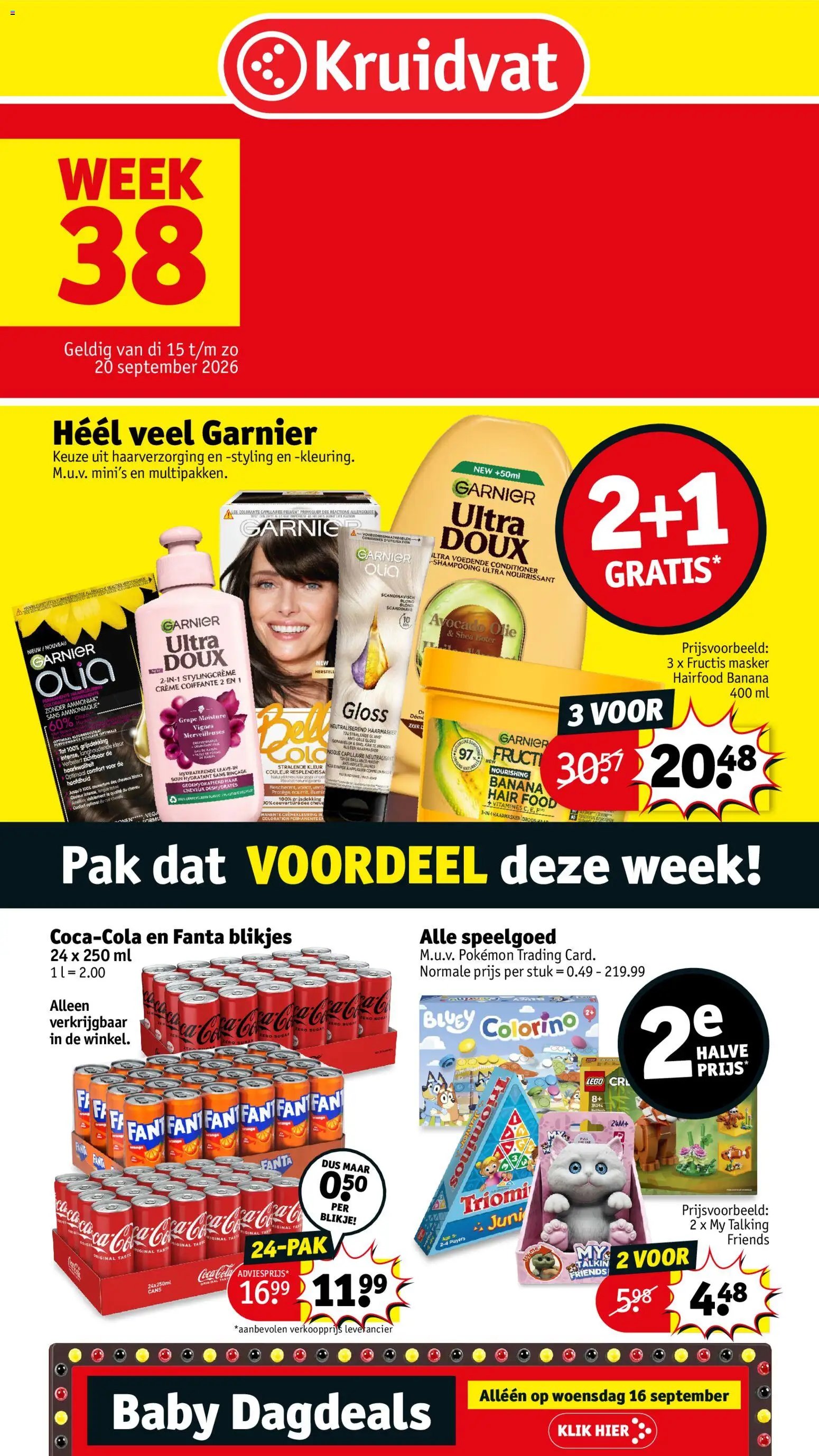 Kruidvat folder van 14.09.2026 Kruidvat folder week 38