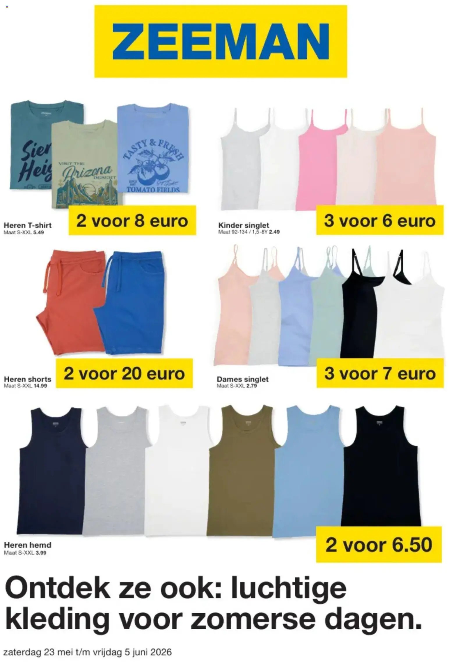 Zeeman folder van 23.05.2026 Zeeman Folder (2026-05-23 - 2026-06-05)