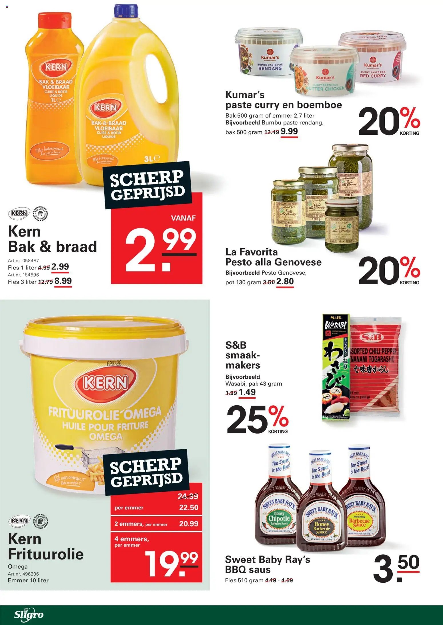 Sligro folder van 24.09.2026 Sligro Big Deals Cafetaria