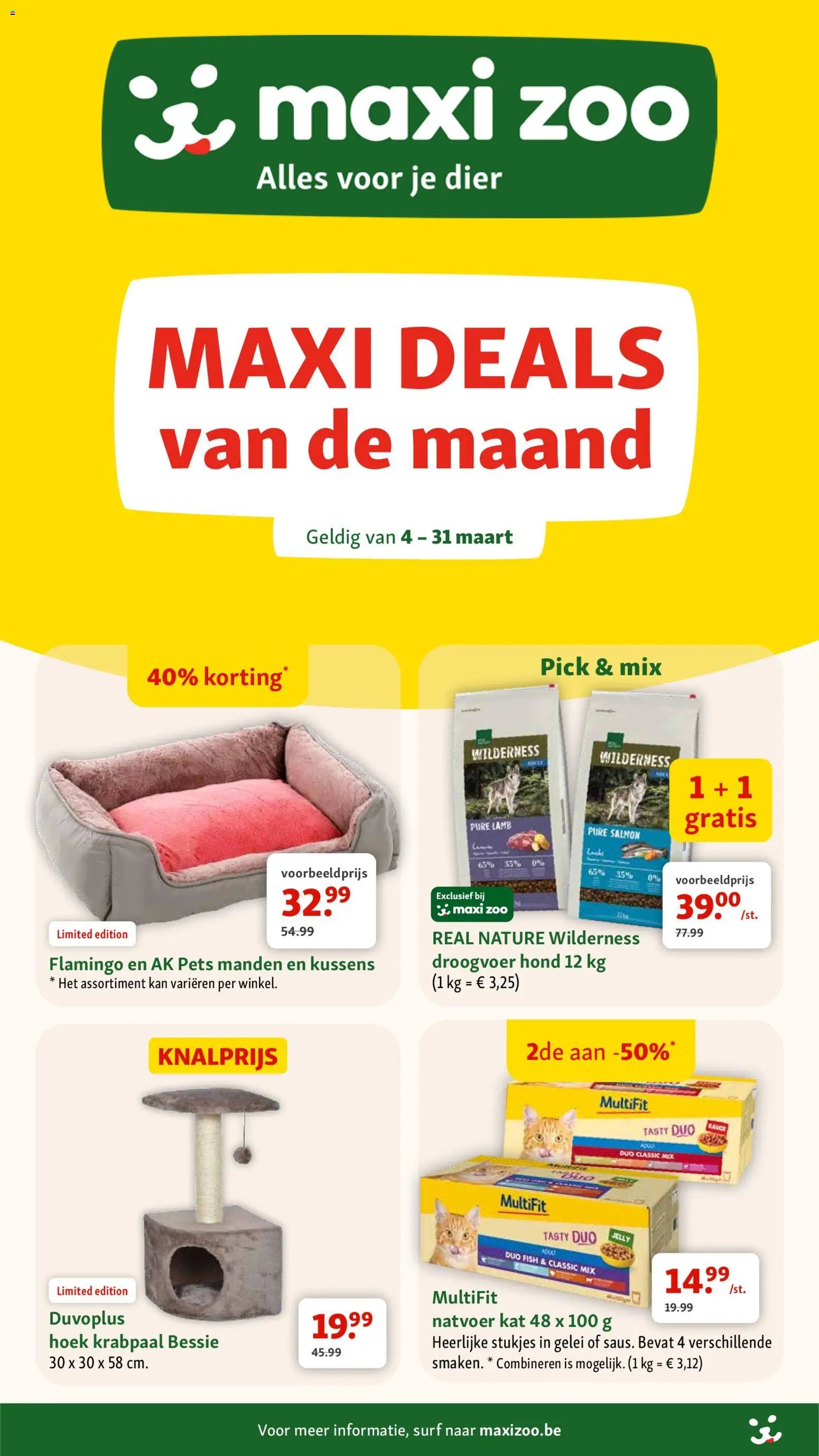 Maxi Zoo folder van 04.03.2026 Maxi Zoo Folder