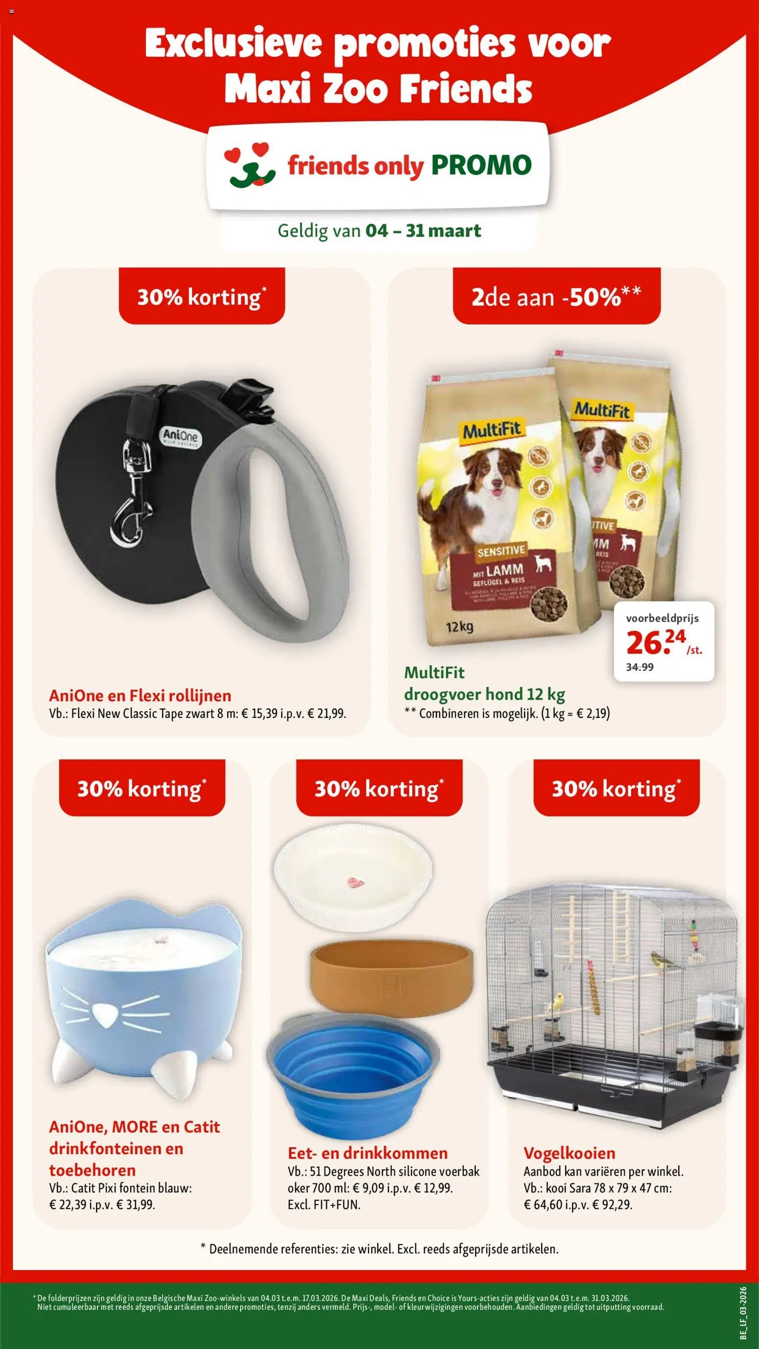 Maxi Zoo folder van 04.03.2026 Maxi Zoo Folder