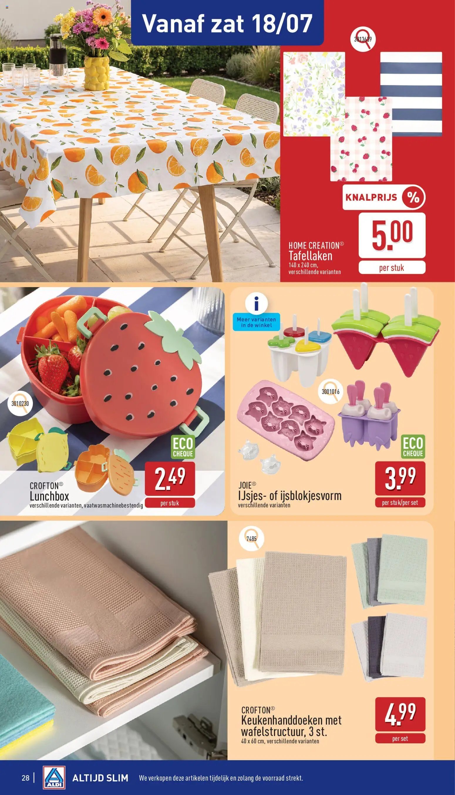 Aldi folder van 13.07.2026 Aldi Folder week 29