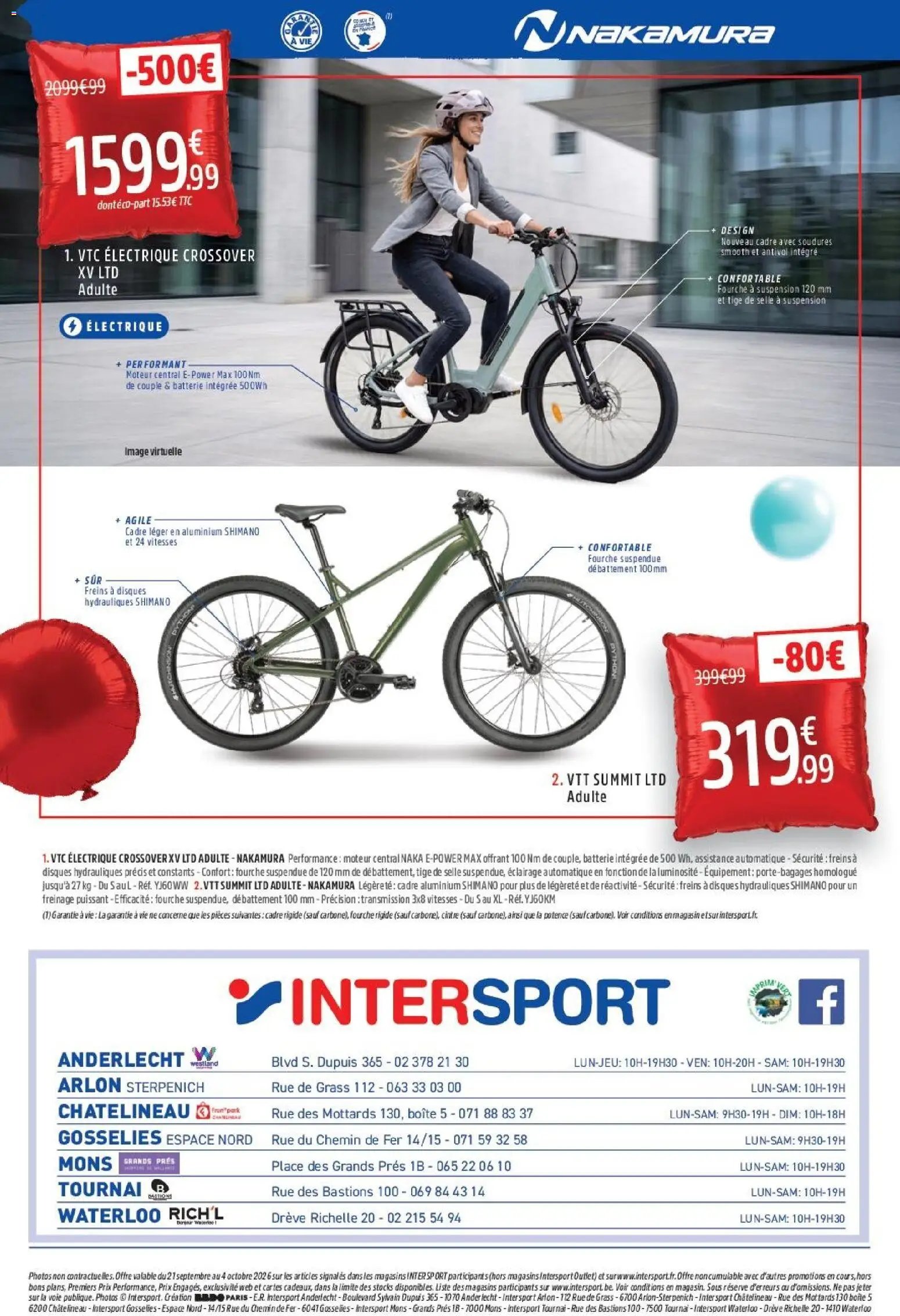 Intersport folder van 21.09.2026 Intersport Publicité