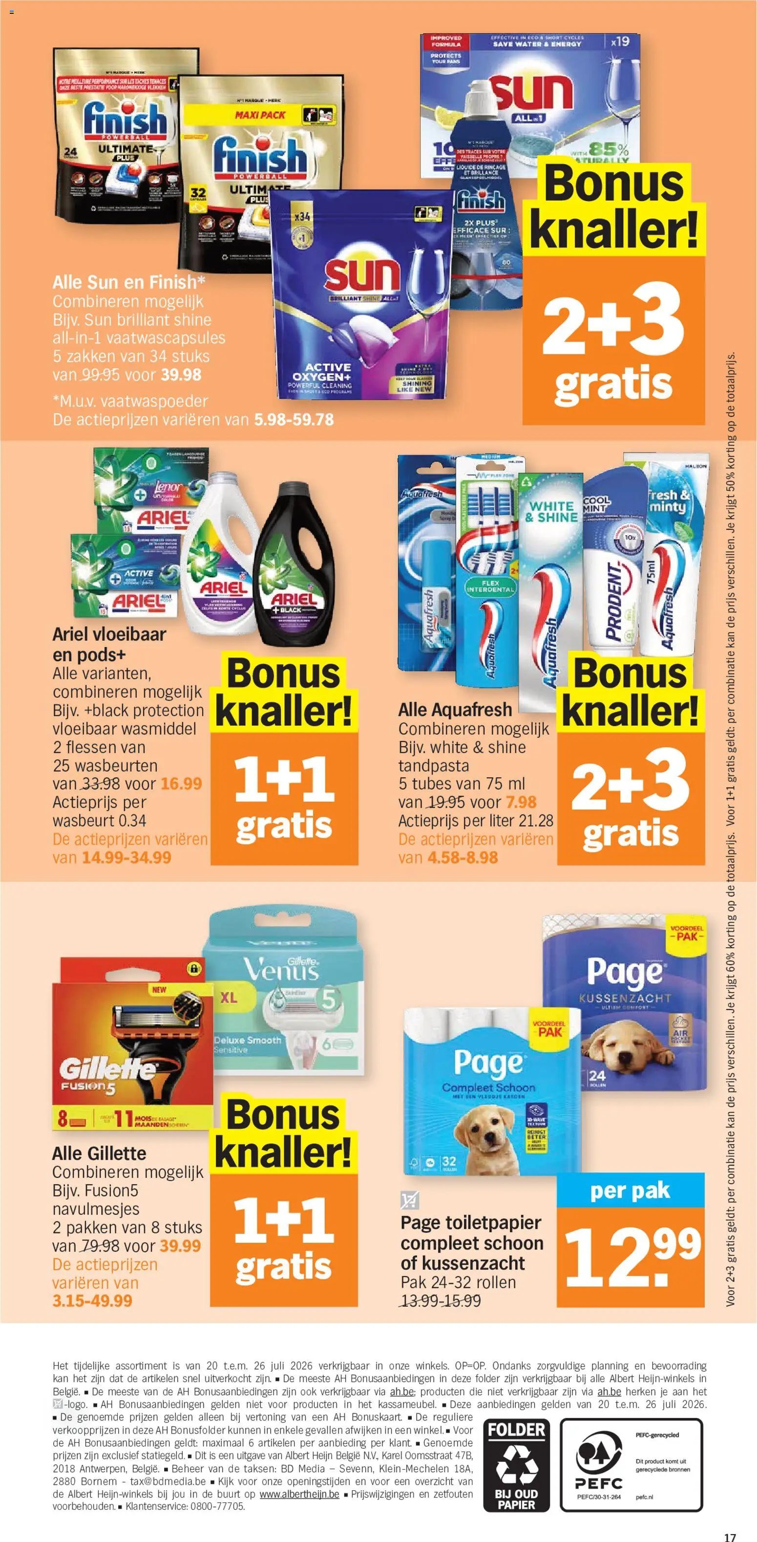 Albert Heijn folder van 20.07.2026 Albert Heijn Folder week / de la semaine 30