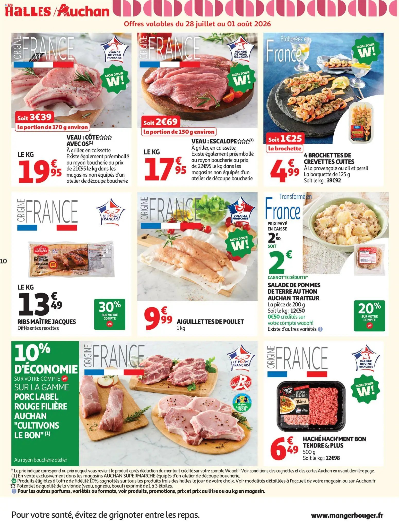 Auchan folder van 28.07.2026 Auchan Saveurs d'été supers
