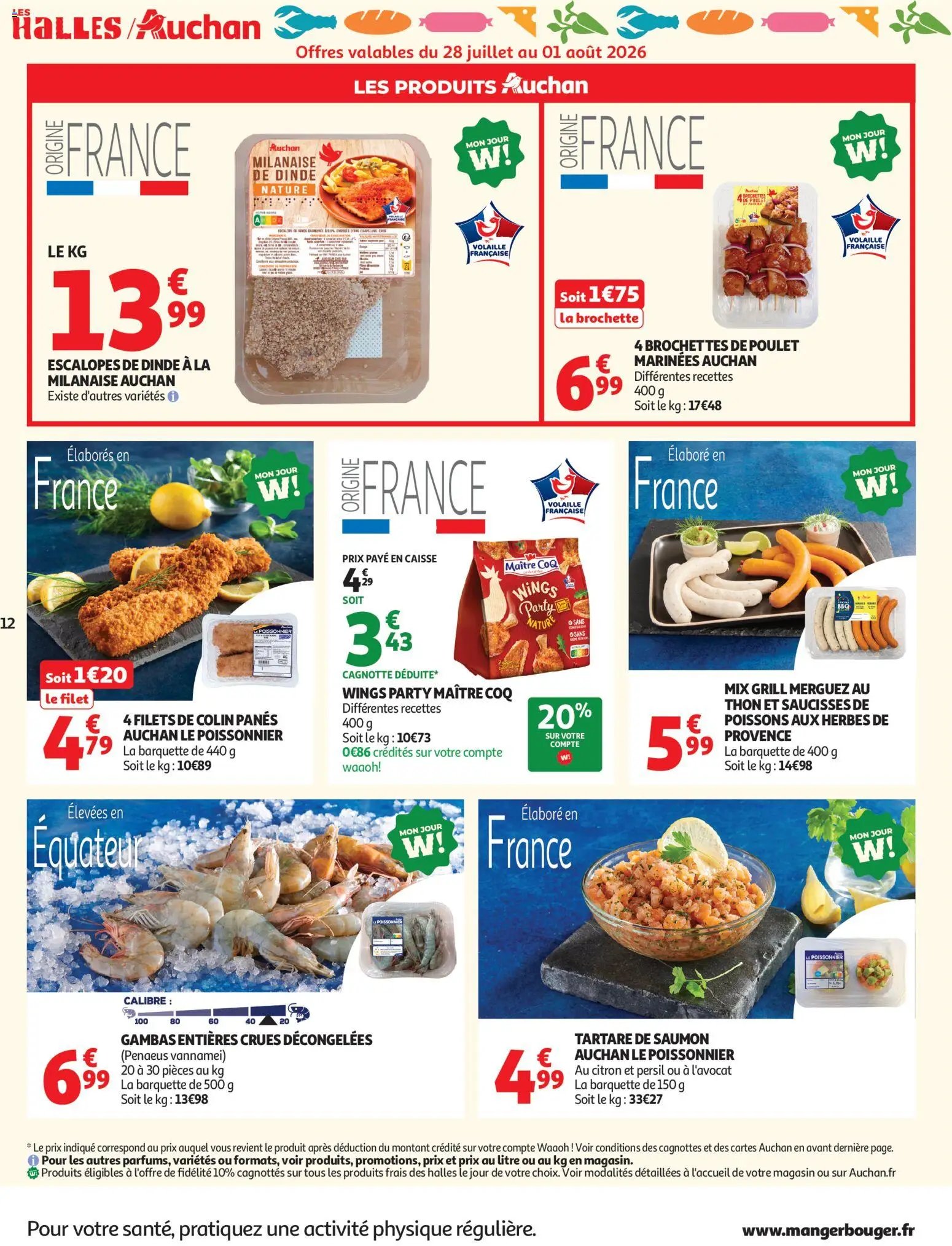 Auchan folder van 28.07.2026 Auchan Saveurs d'été supers