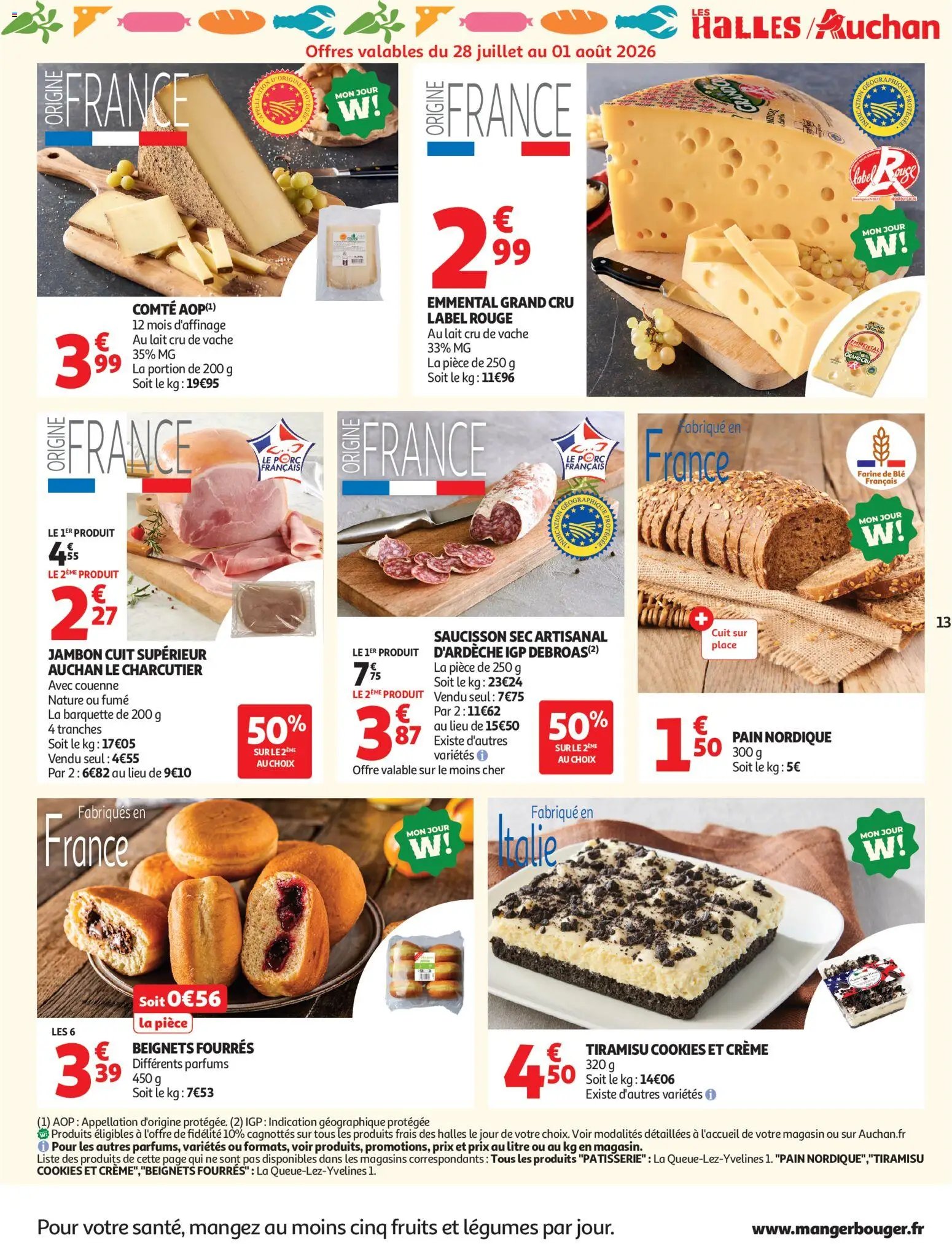 Auchan folder van 28.07.2026 Auchan Saveurs d'été supers