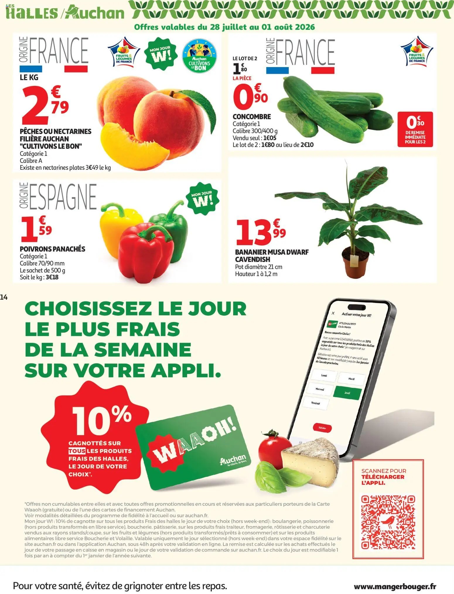 Auchan folder van 28.07.2026 Auchan Saveurs d'été supers