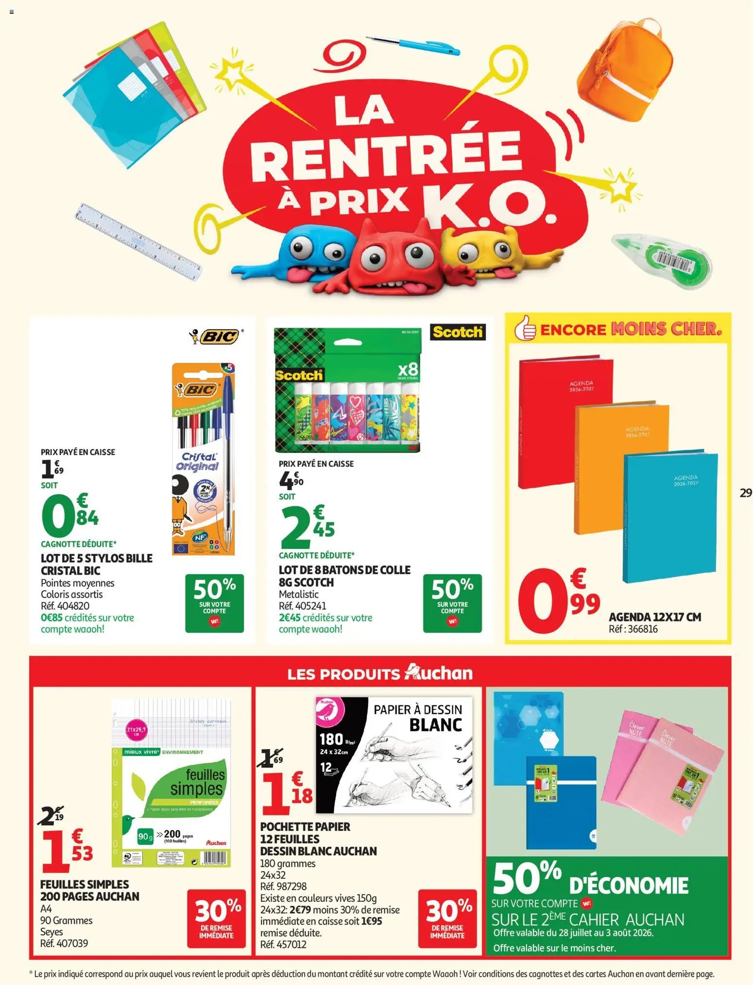 Auchan folder van 28.07.2026 Auchan Saveurs d'été supers