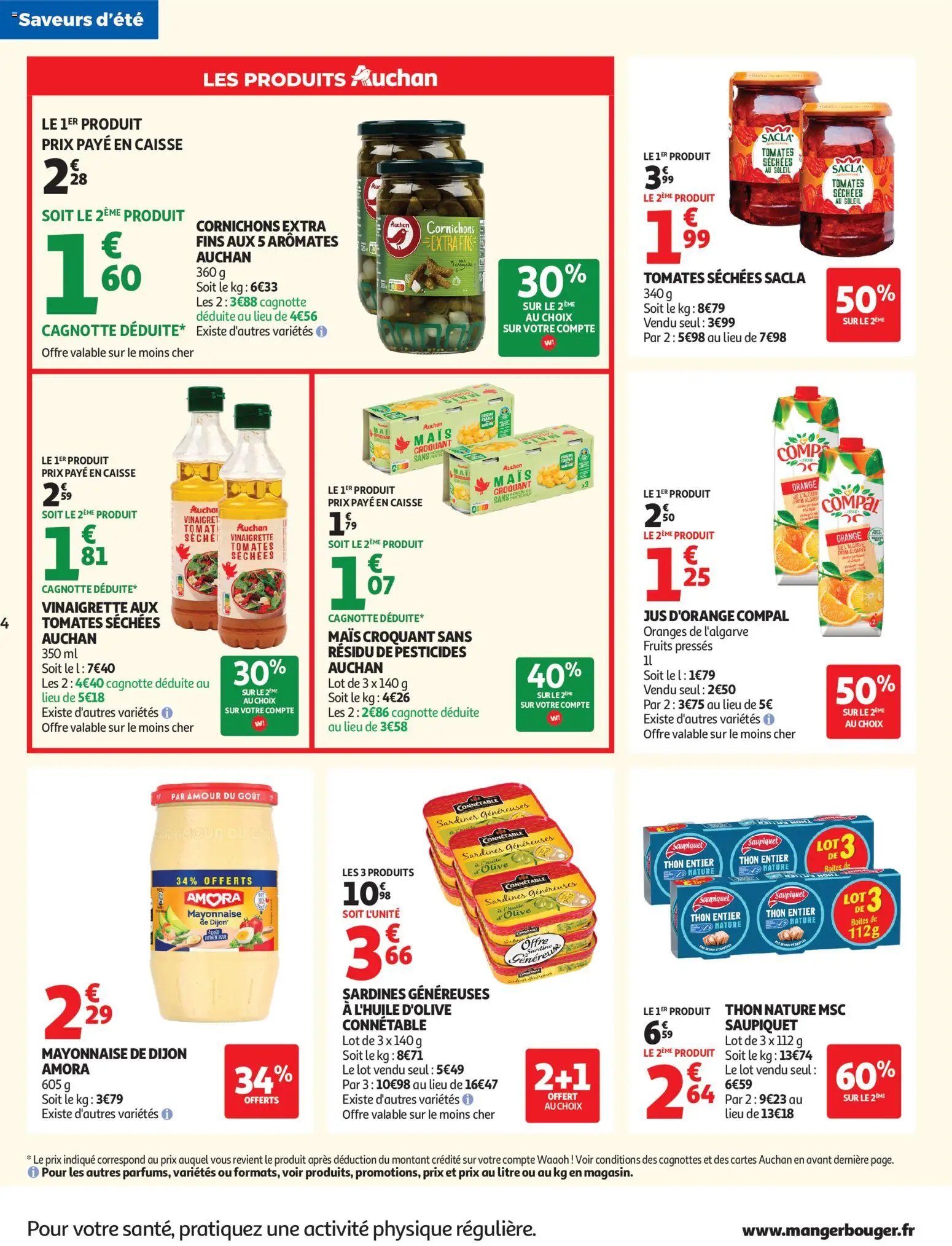 Auchan folder van 28.07.2026 Auchan Saveurs d'été supers