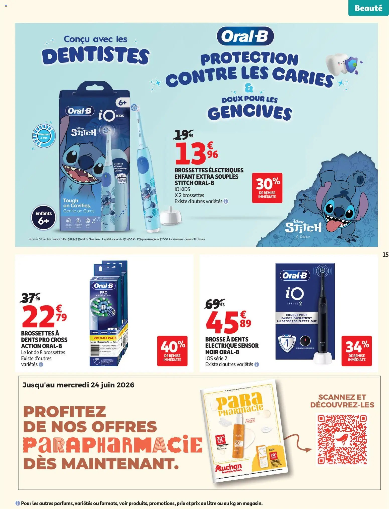 Auchan folder van 16.06.2026 Auchan Beauté, Halles hypers