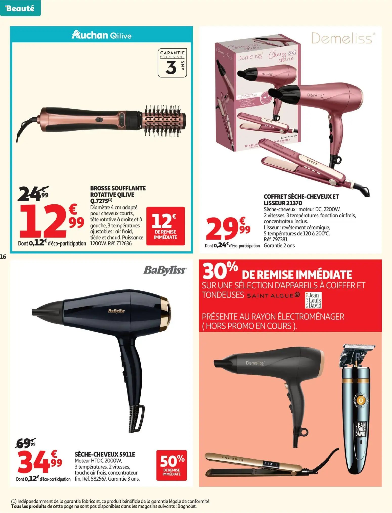 Auchan folder van 16.06.2026 Auchan Beauté, Halles hypers