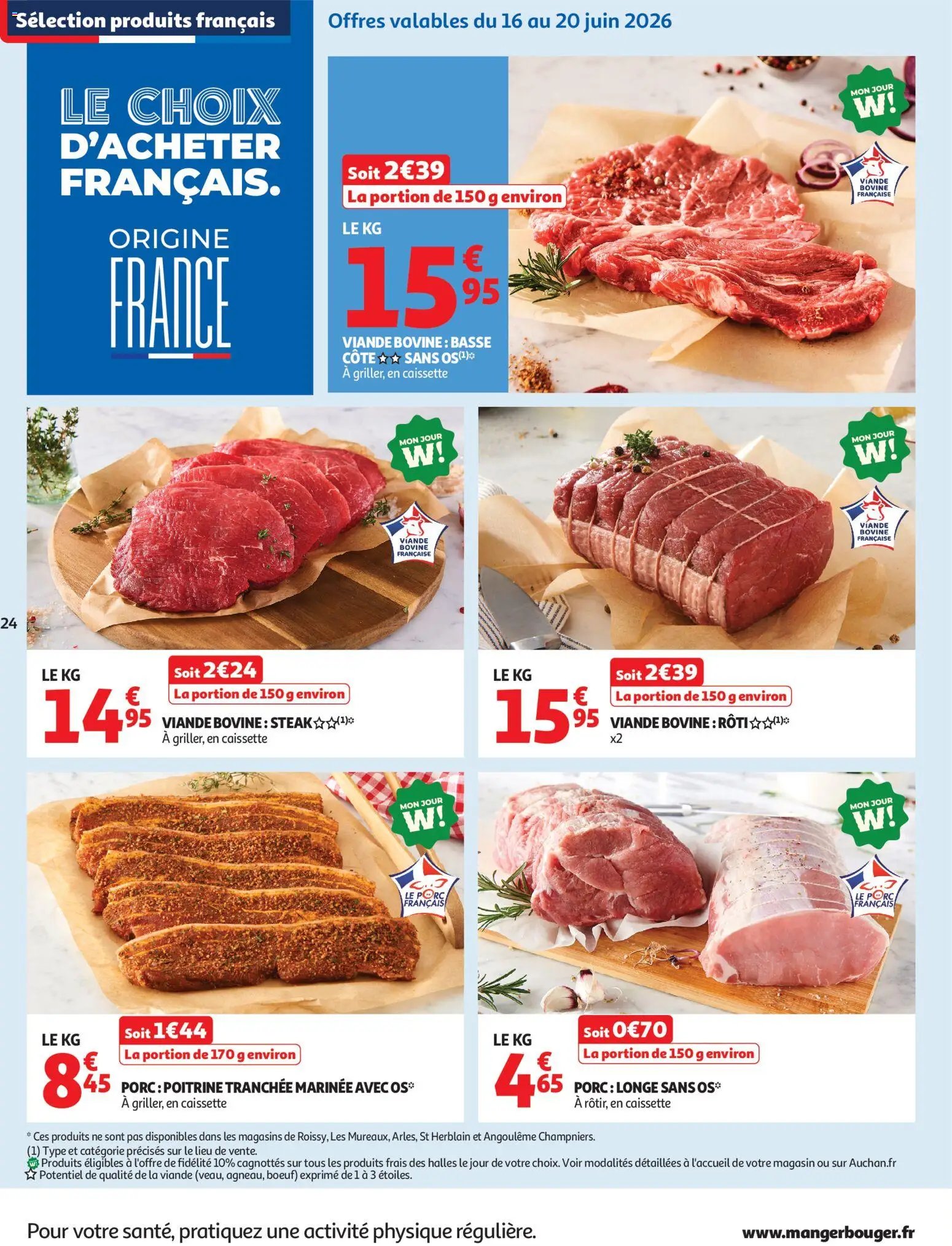 Auchan folder van 16.06.2026 Auchan Beauté, Halles hypers