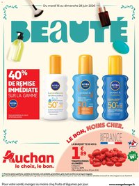 Auchan folder van 16.06.2026 Auchan Beauté, Halles hypers