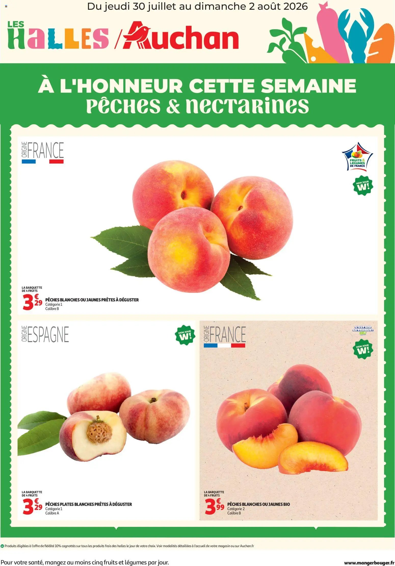 Auchan folder van 30.07.2026 Auchan À l'honneur cette semaine