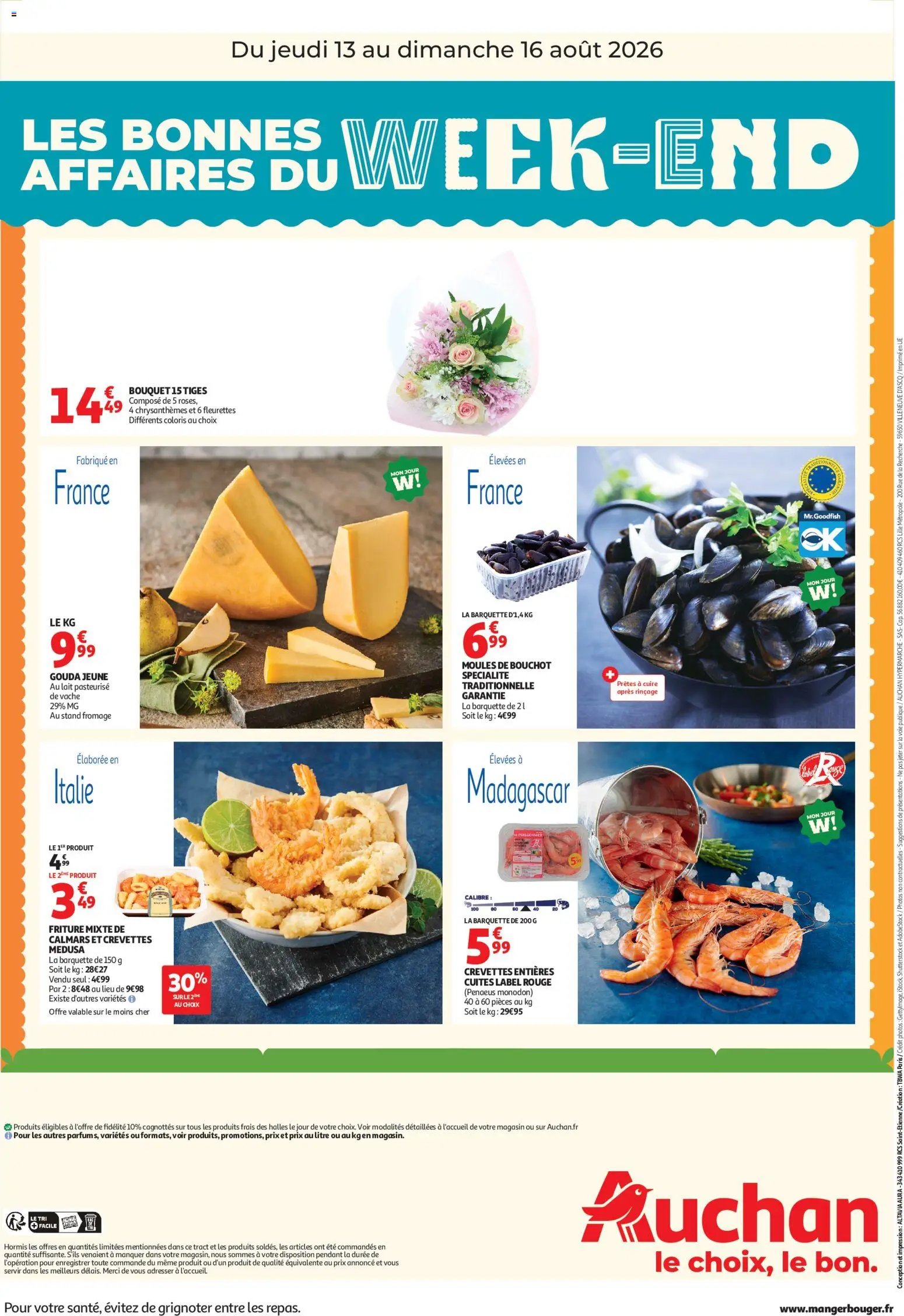 Auchan folder van 13.08.2026 Auchan Les bons plans du week end dans votre hyper