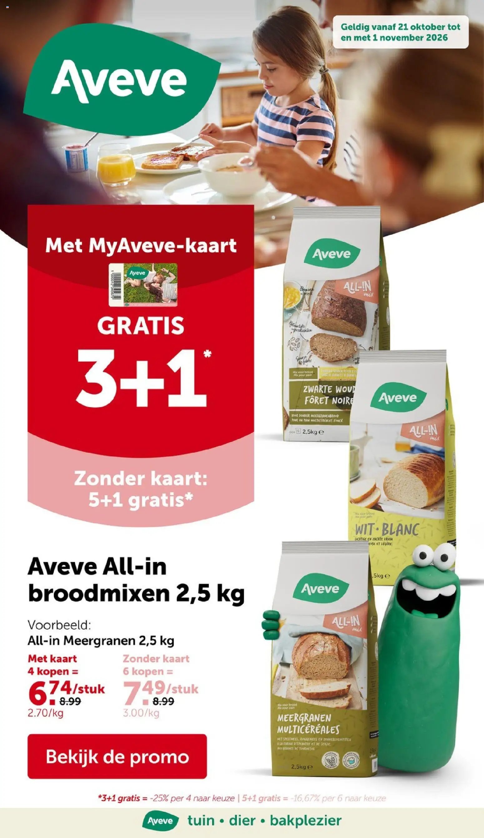 Aveve folder vanaf 21/10/2026