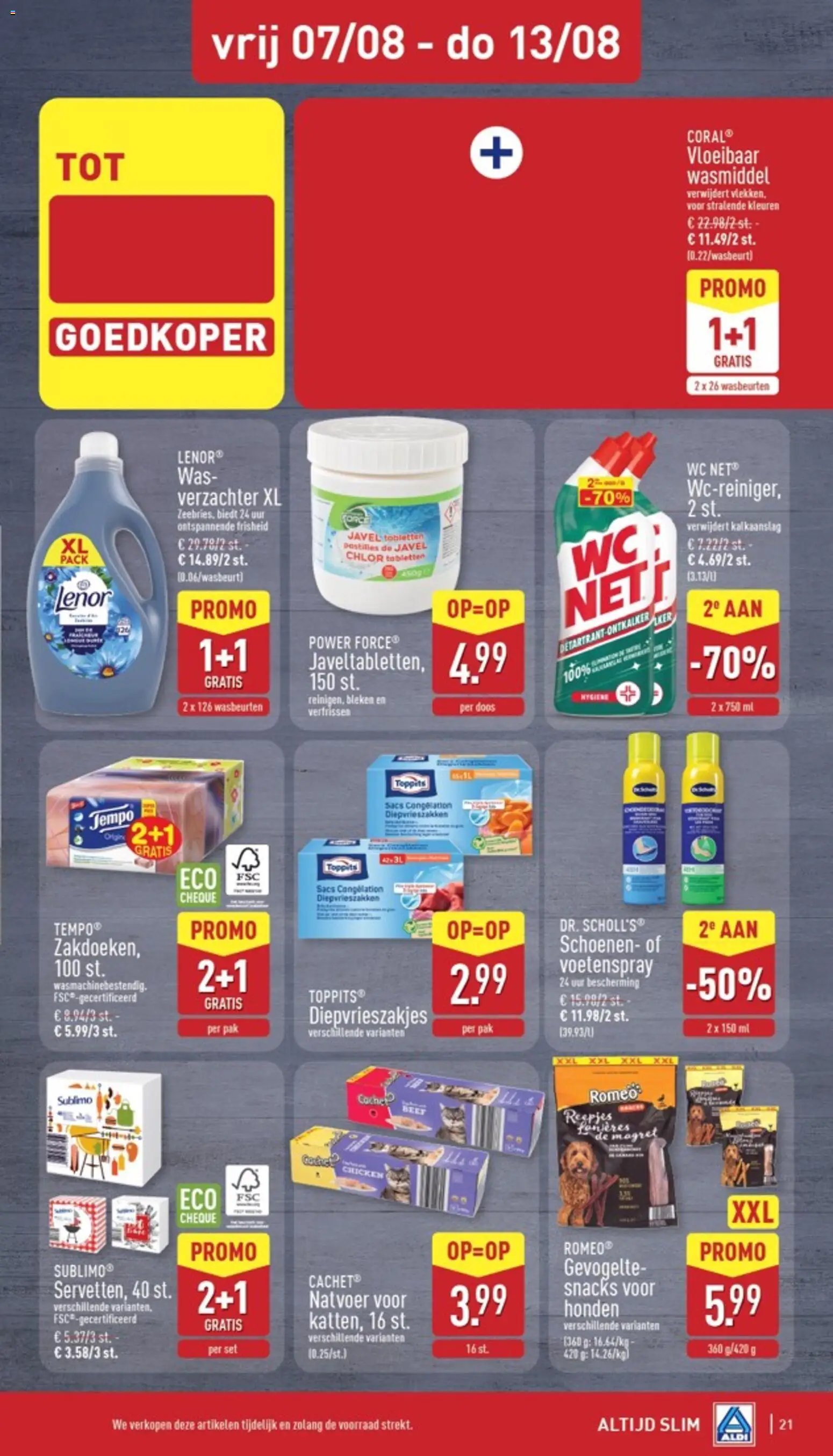 Aldi folder van 03.08.2026 Aldi folder week 32