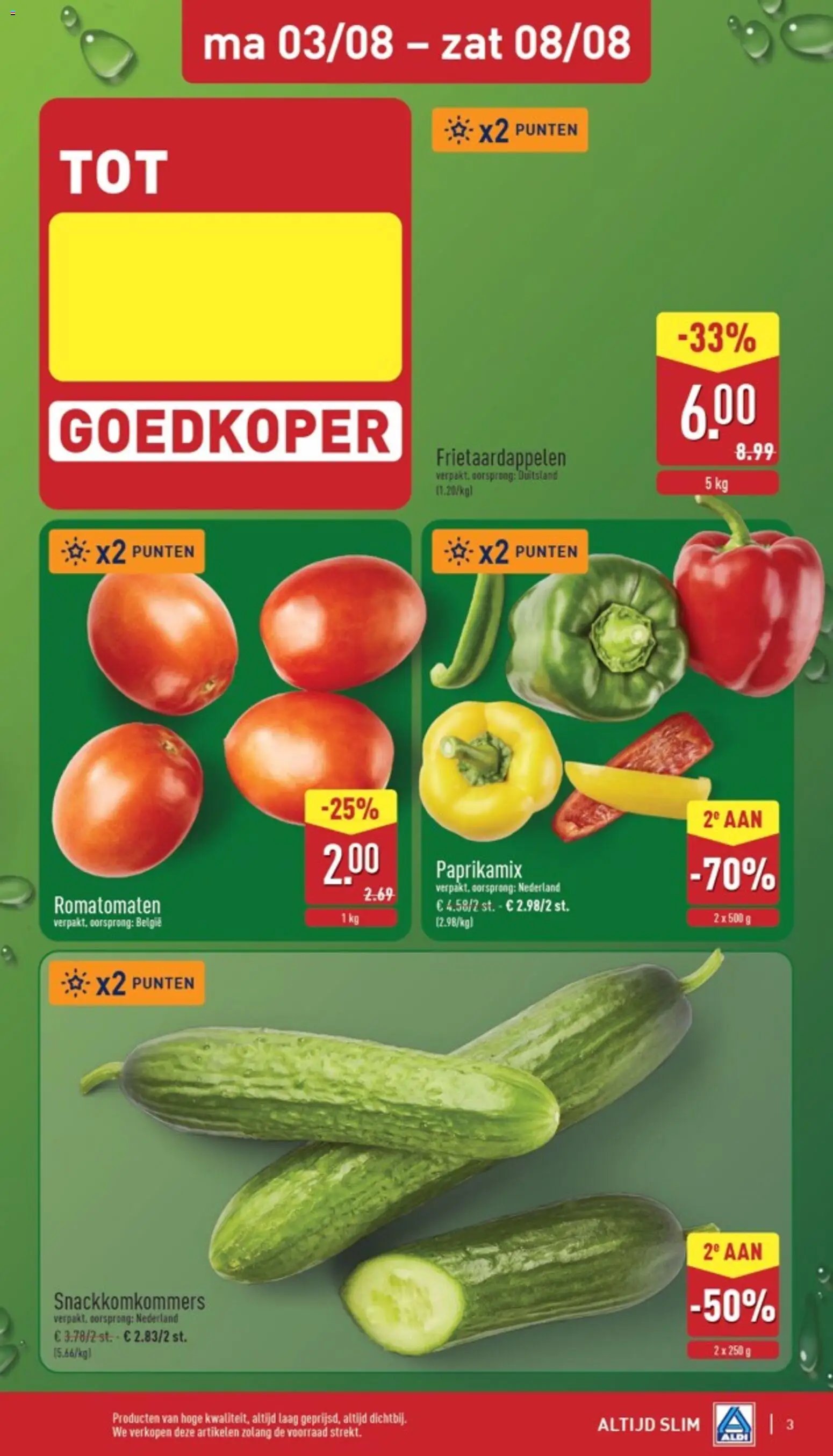 Aldi folder van 03.08.2026 Aldi folder week 32