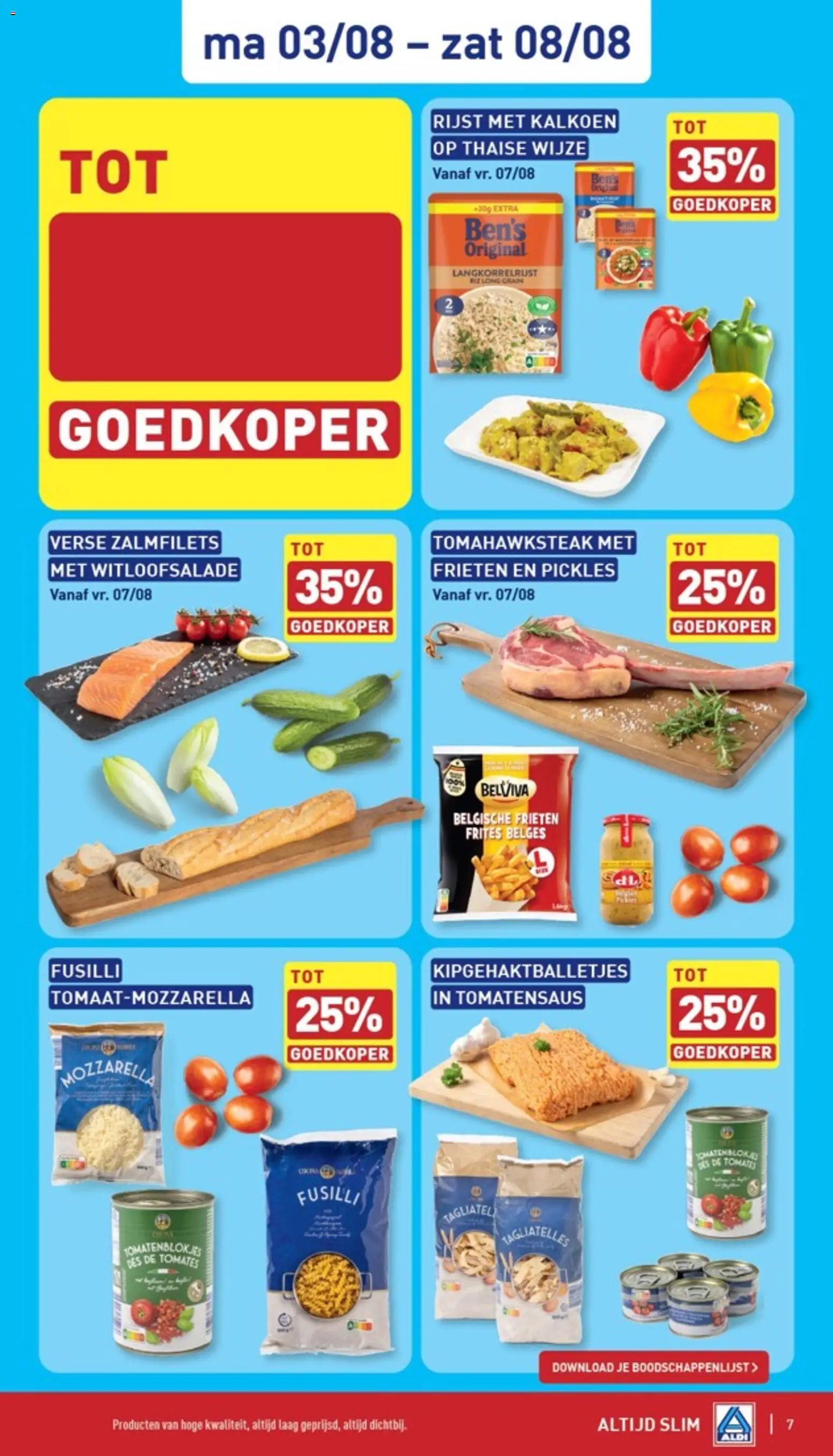 Aldi folder van 03.08.2026 Aldi folder week 32