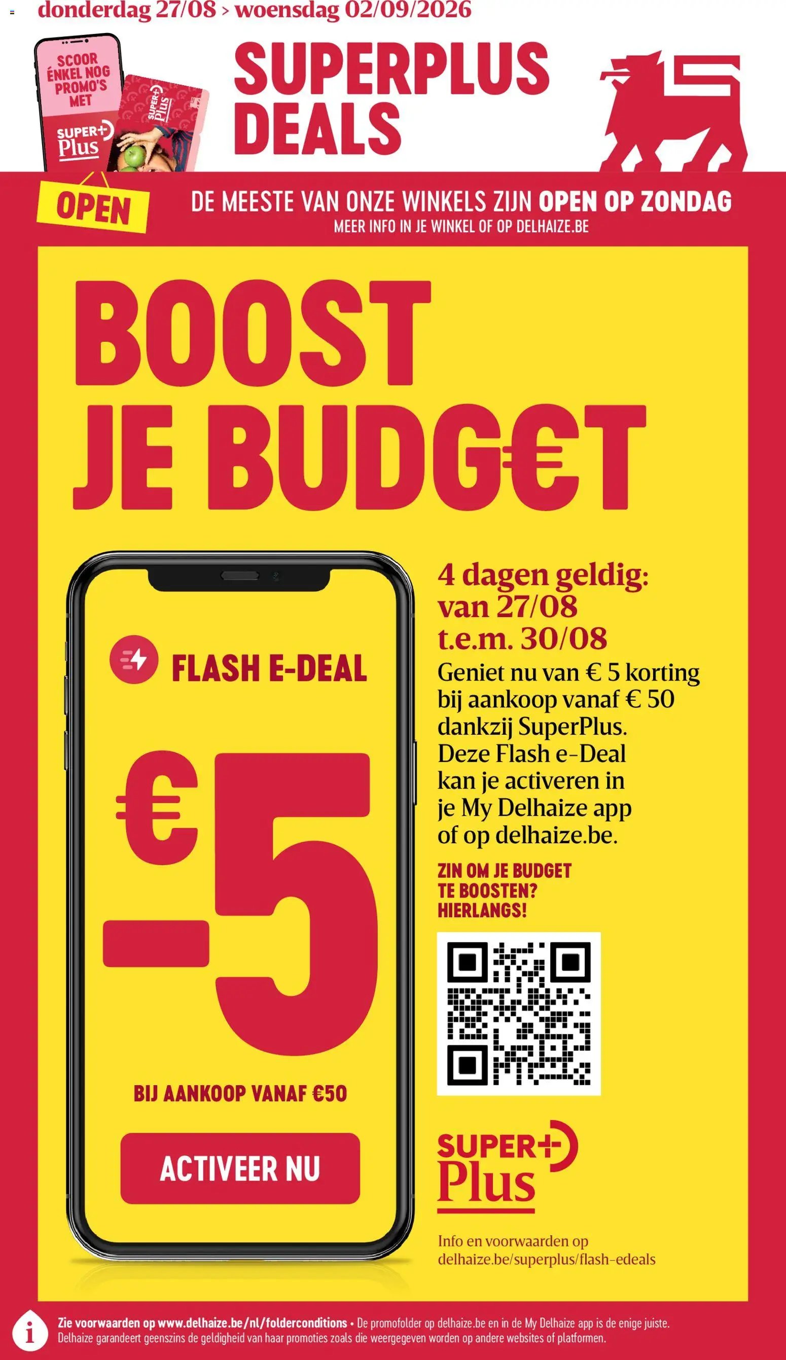Delhaize folder van 27.08.2026 Delhaize folder week 36