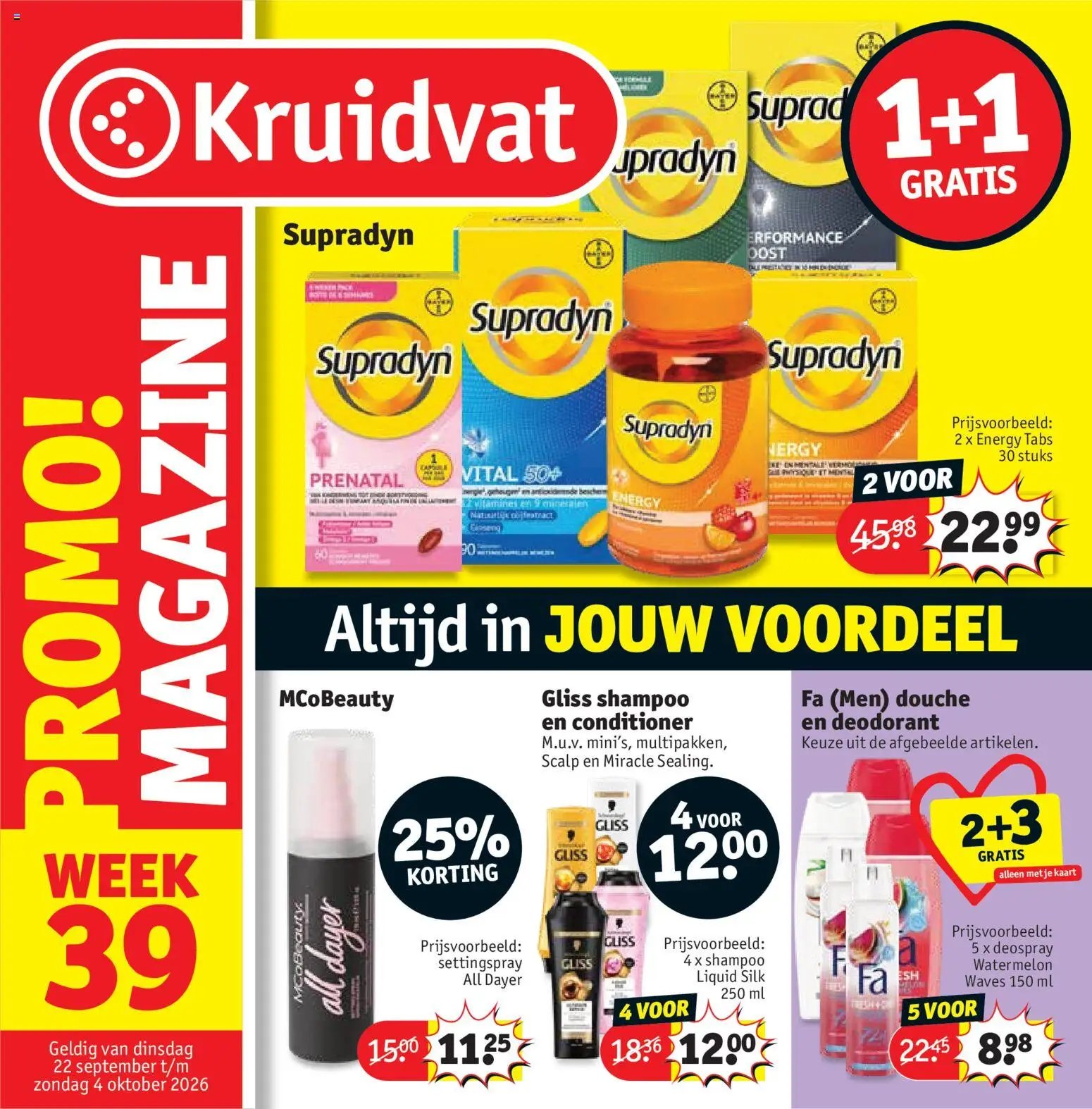 Kruidvat folder van 22.09.2026 Kruidvat Folder