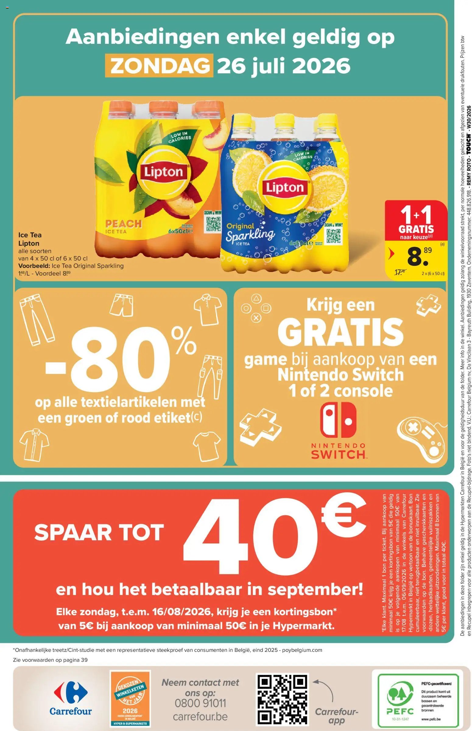 Carrefour folder van 22.07.2026 Carrefour folder week 30