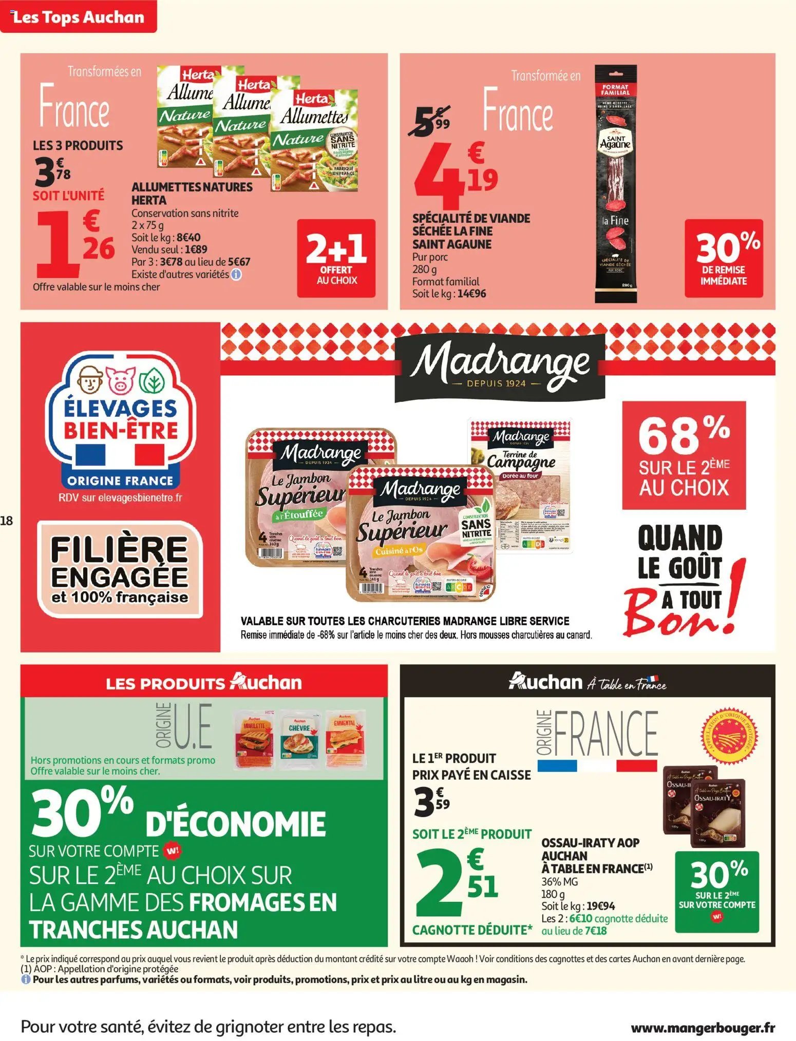 Auchan folder van 04.08.2026 Auchan Tops, Halles hypers