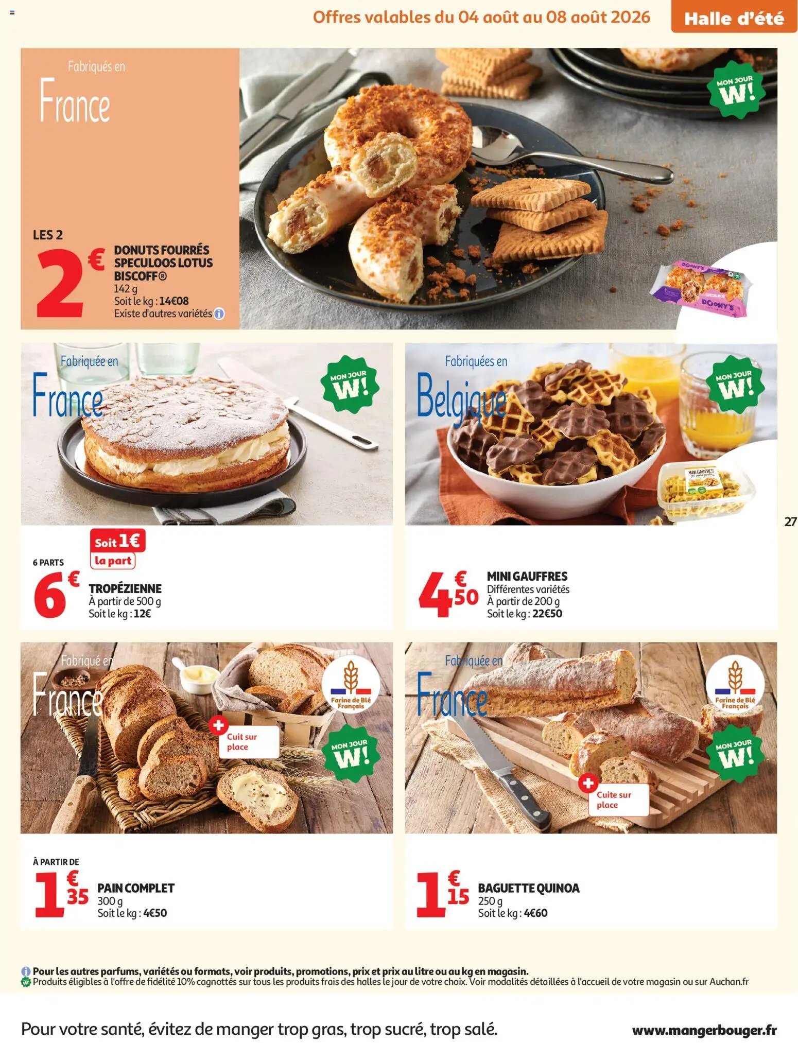 Auchan folder van 04.08.2026 Auchan Tops, Halles hypers