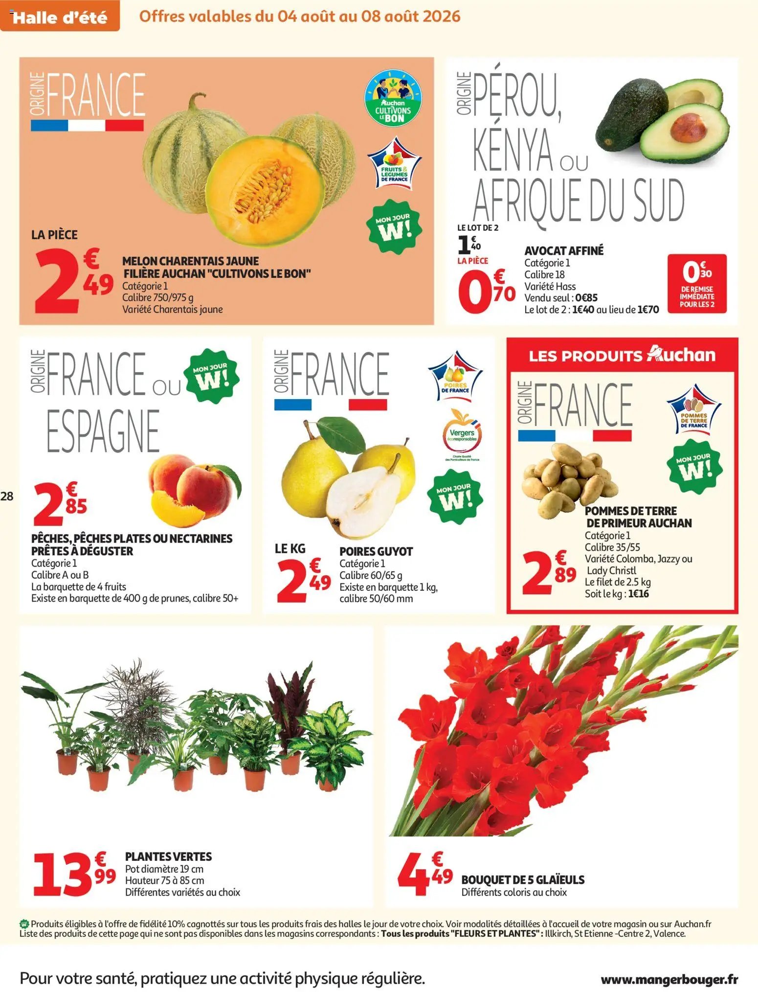 Auchan folder van 04.08.2026 Auchan Tops, Halles hypers