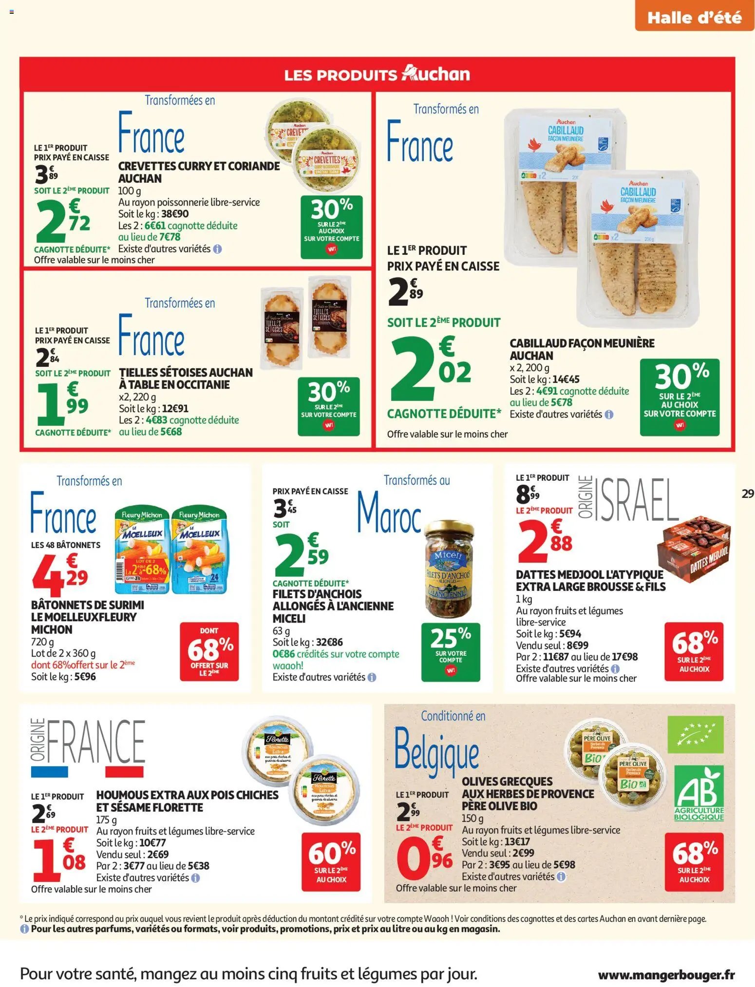 Auchan folder van 04.08.2026 Auchan Tops, Halles hypers