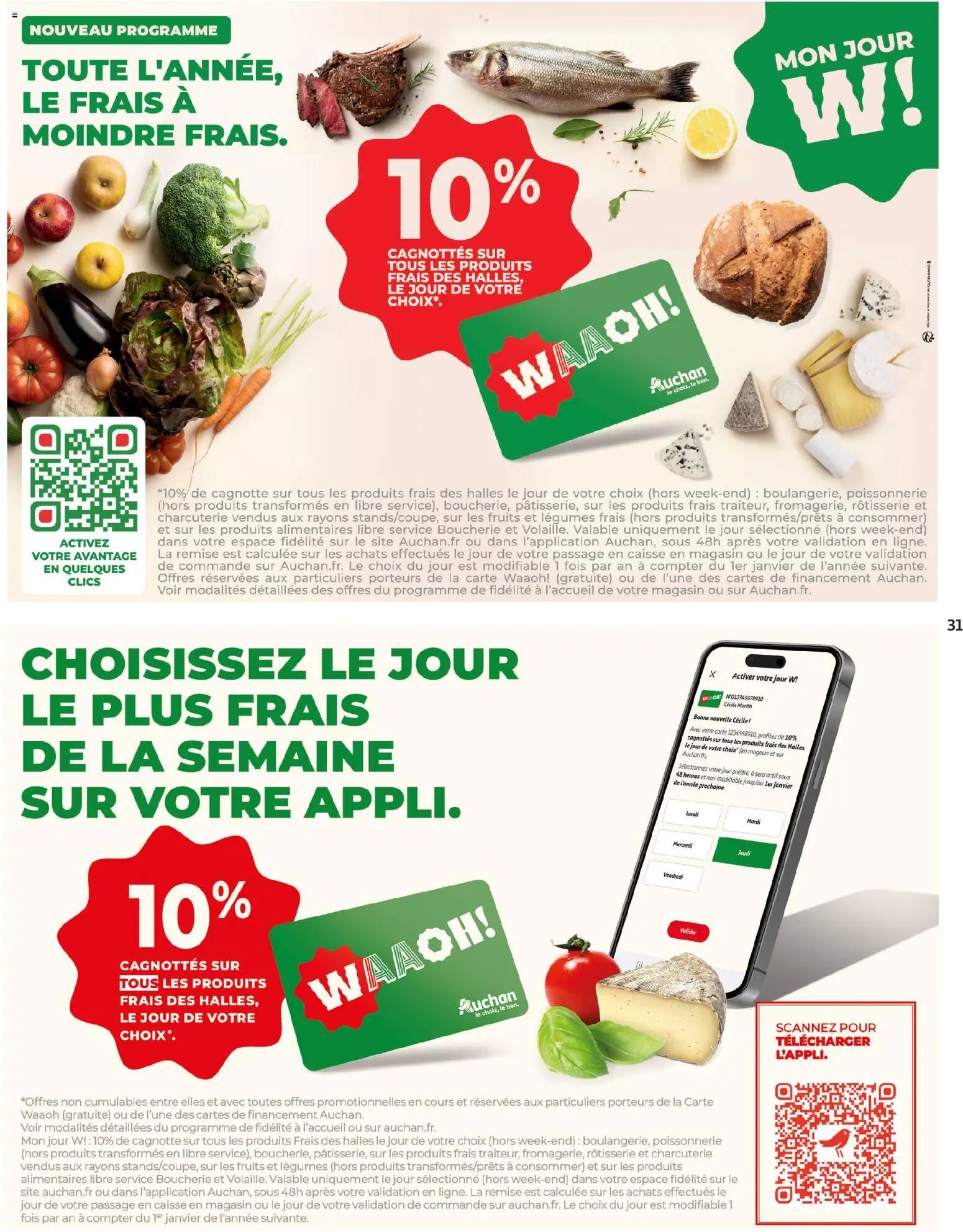 Auchan folder van 04.08.2026 Auchan Tops, Halles hypers