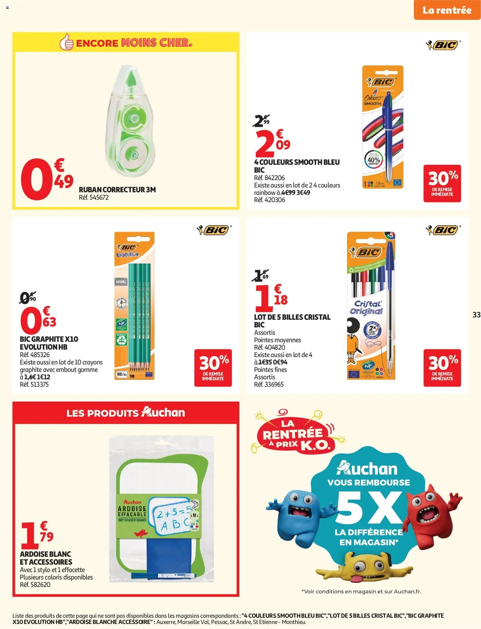 Auchan folder van 04.08.2026 Auchan Tops, Halles hypers